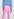 Pink high-waisted tailored pants Faume - seconde main