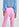 Pantalon fuselé rose à taille haute Faume - seconde main