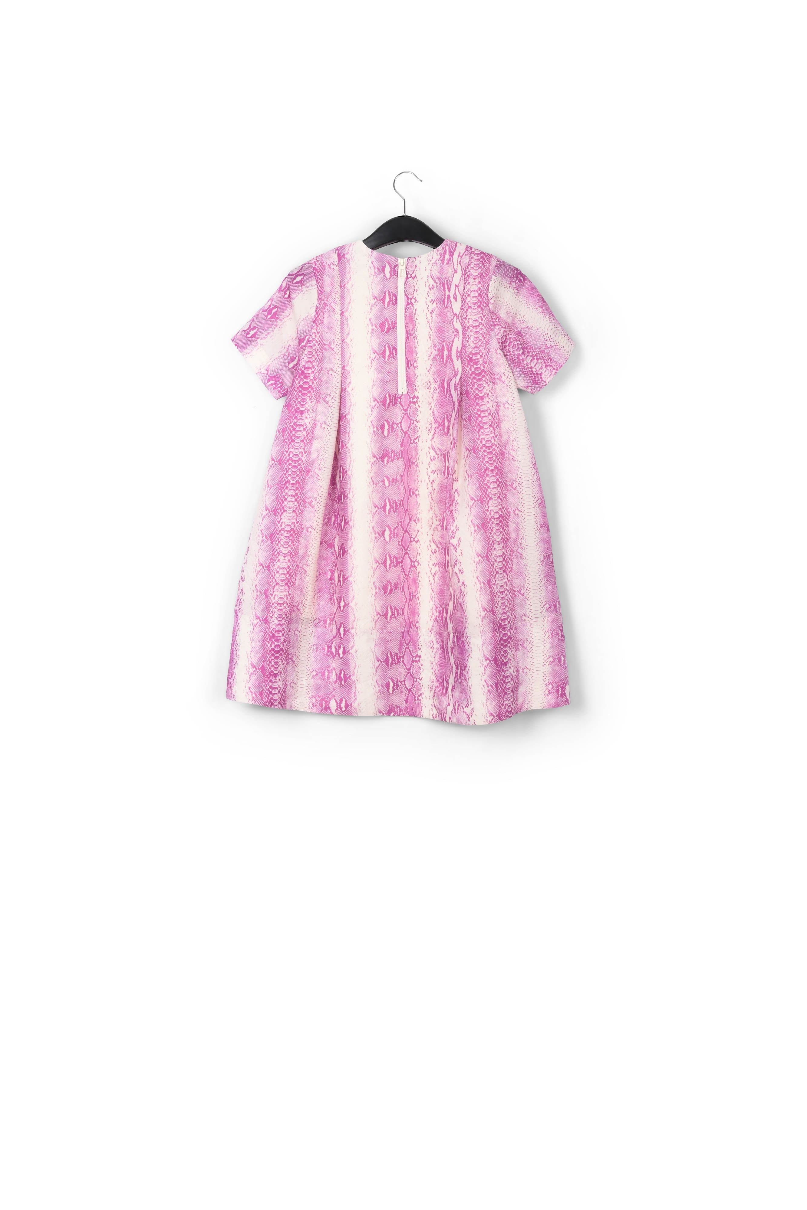 White and purple snake print mini dress RE—SSENTIEL | Essentiel second hand