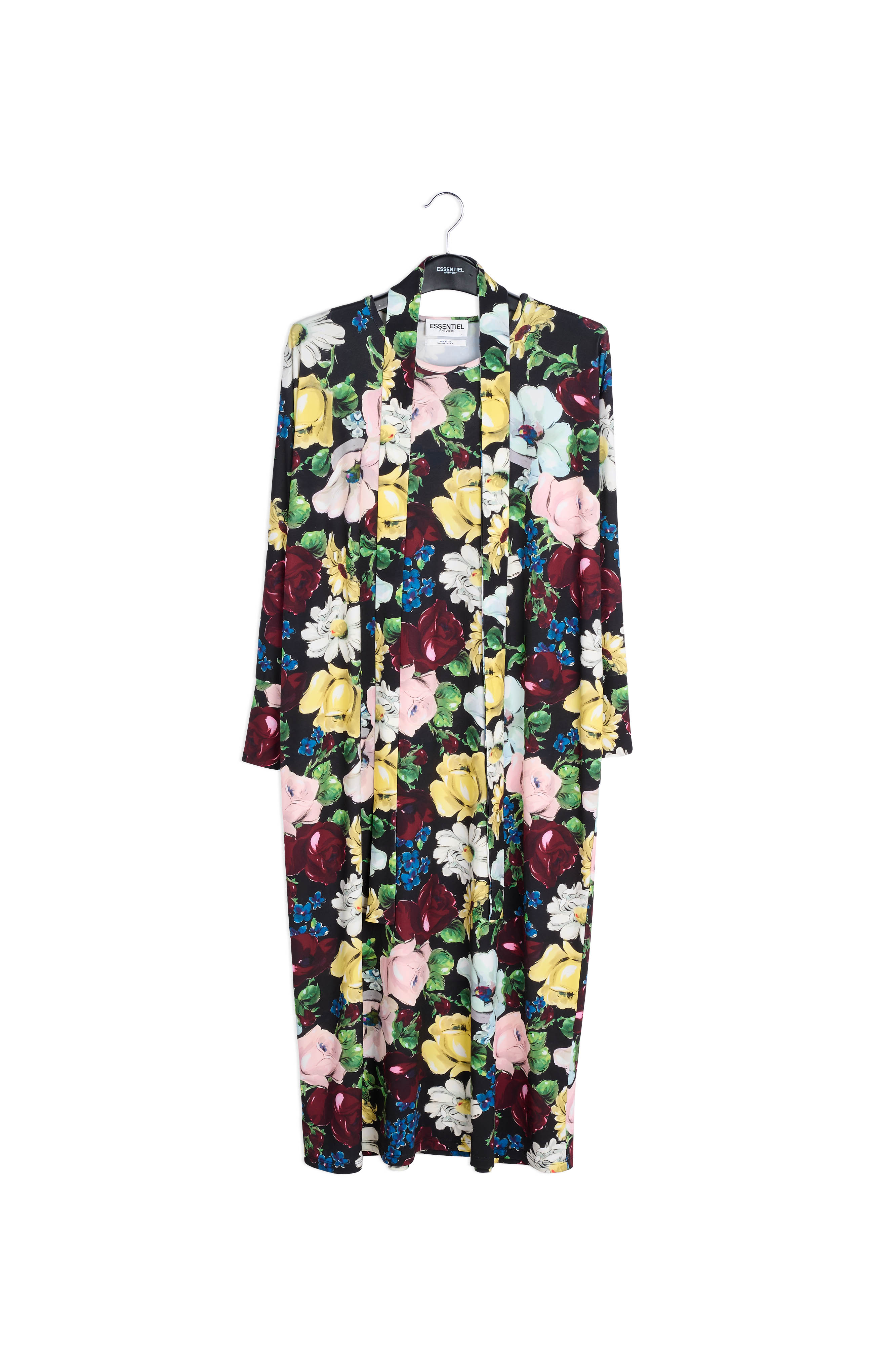 Floral print midi-length dress RE—SSENTIEL | Essentiel second hand