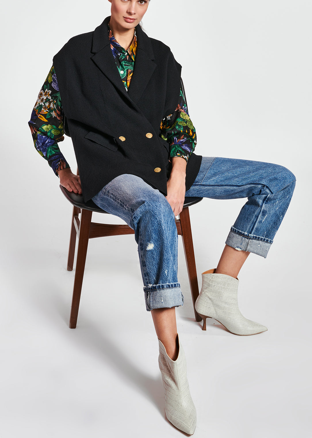 Wadanga sleeveless cardigan RE—SSENTIEL | Essentiel second hand