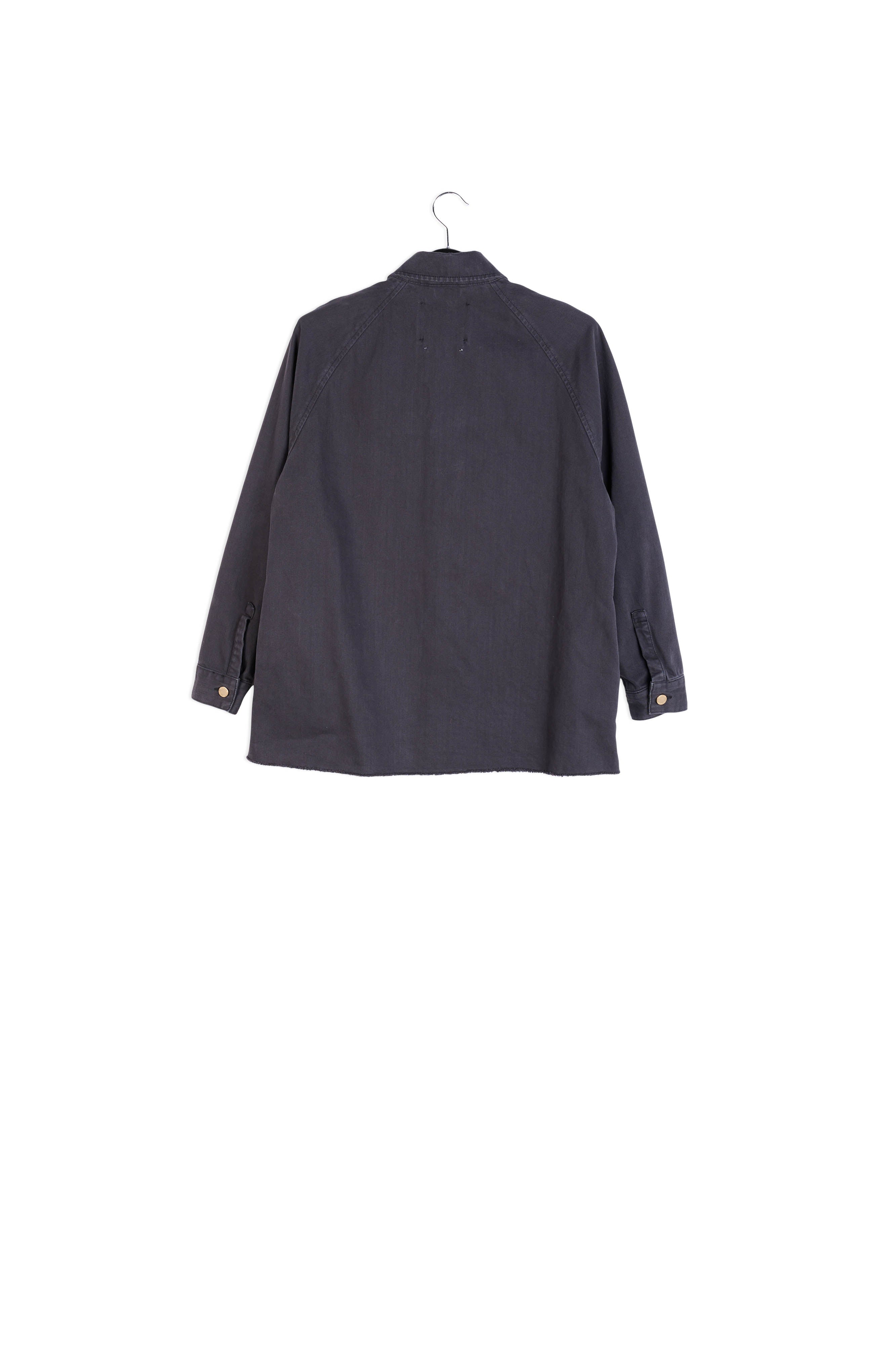 Black denim overshirt RE—SSENTIEL | Essentiel second hand