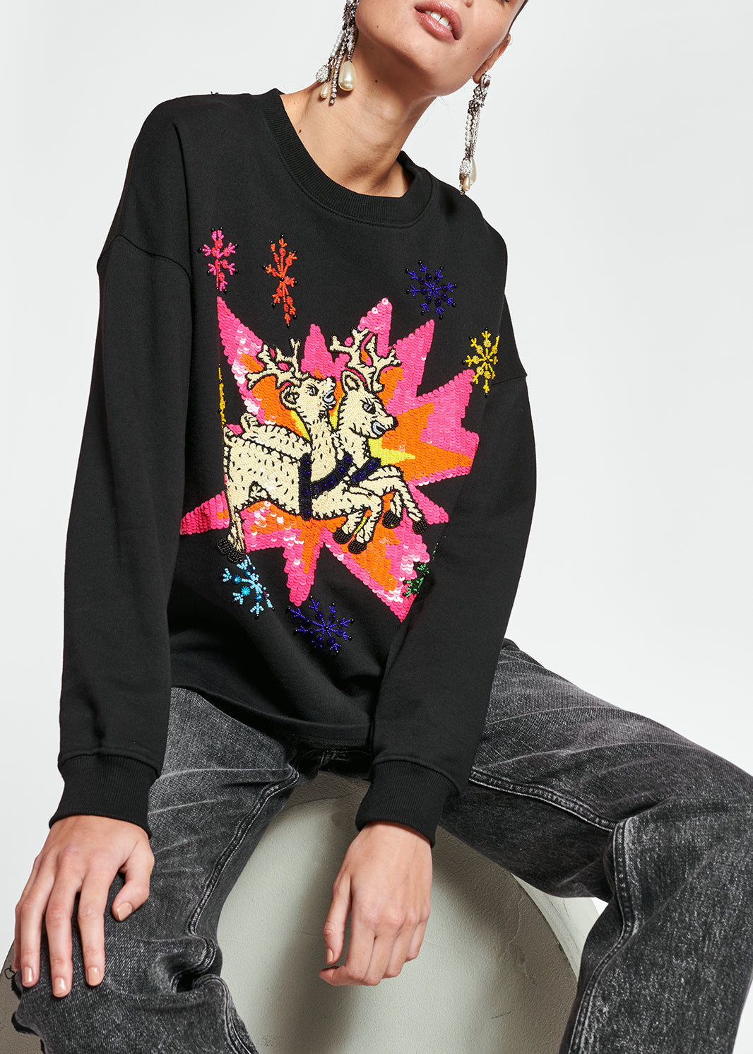 Sequin sweater RE—SSENTIEL | Essentiel second hand