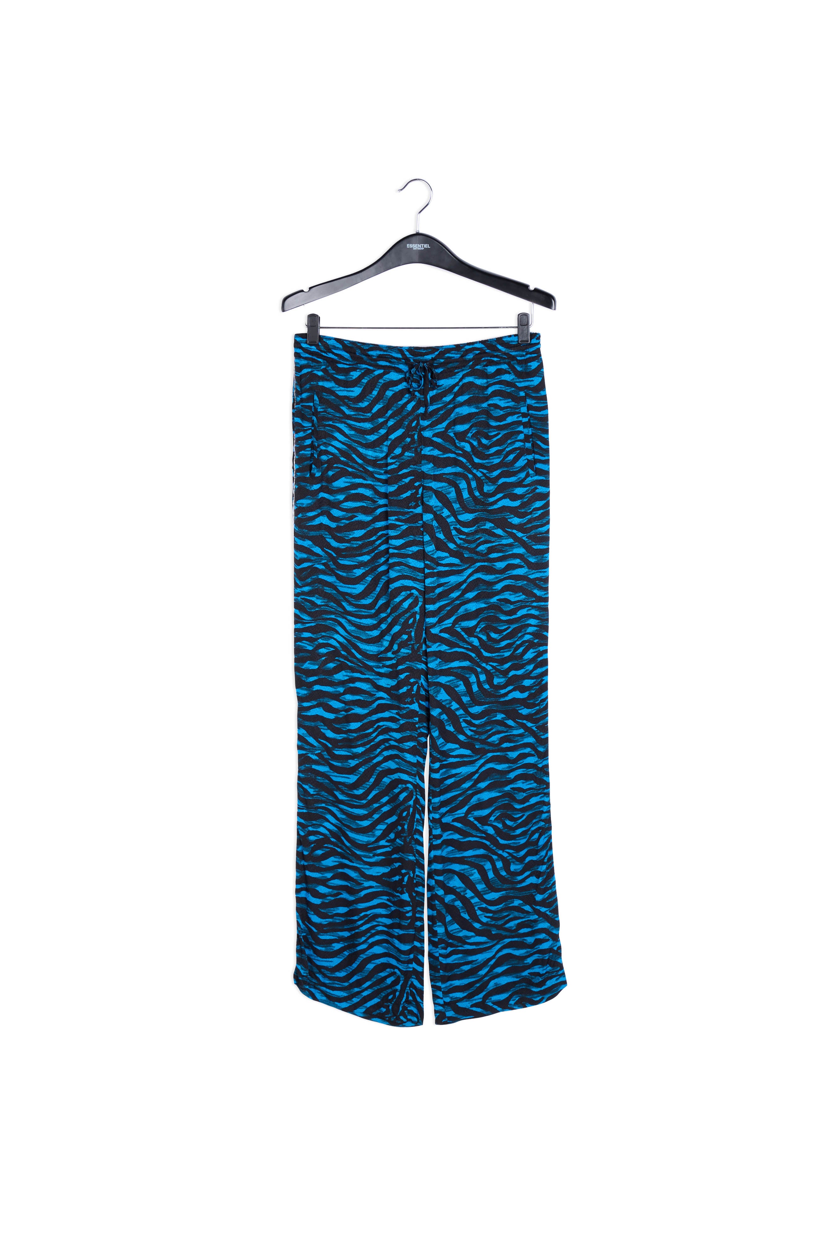 Turquoise qnd black zebra print pj pants RE—SSENTIEL | Essentiel second hand