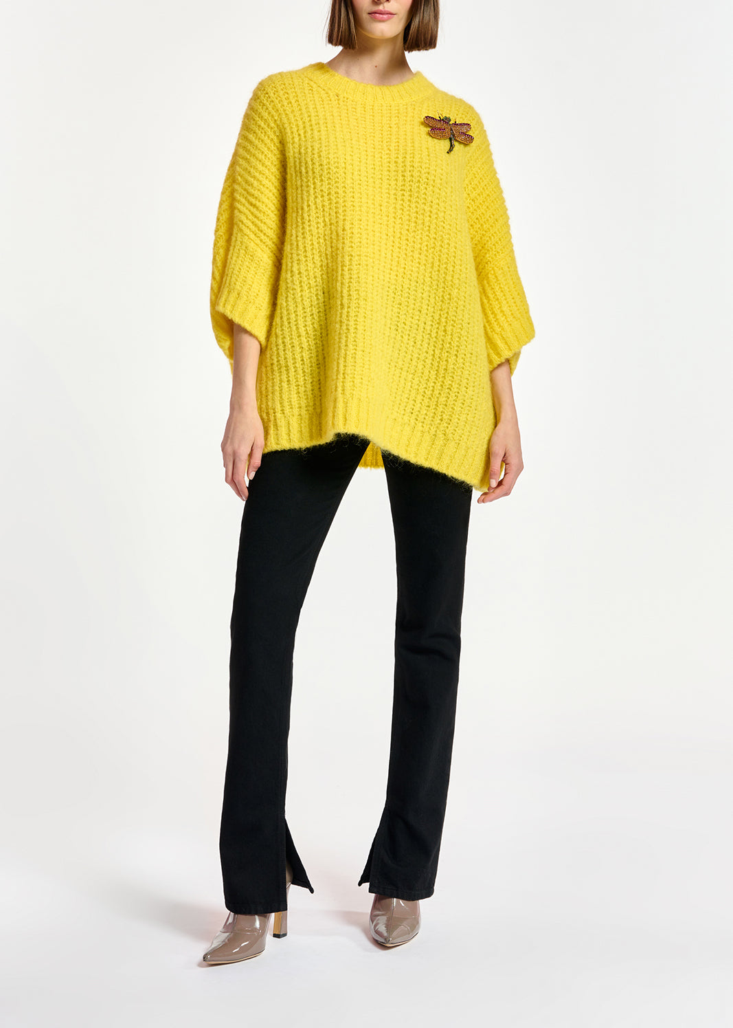 Pull boxy jaune RE—SSENTIEL | Essentiel second hand