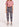 Off-white and navy blue zebra-print denim cargo pants Faume - seconde main