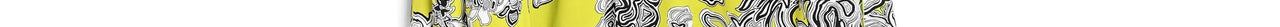 Limoengroene top met bloemenprint Faume - seconde main