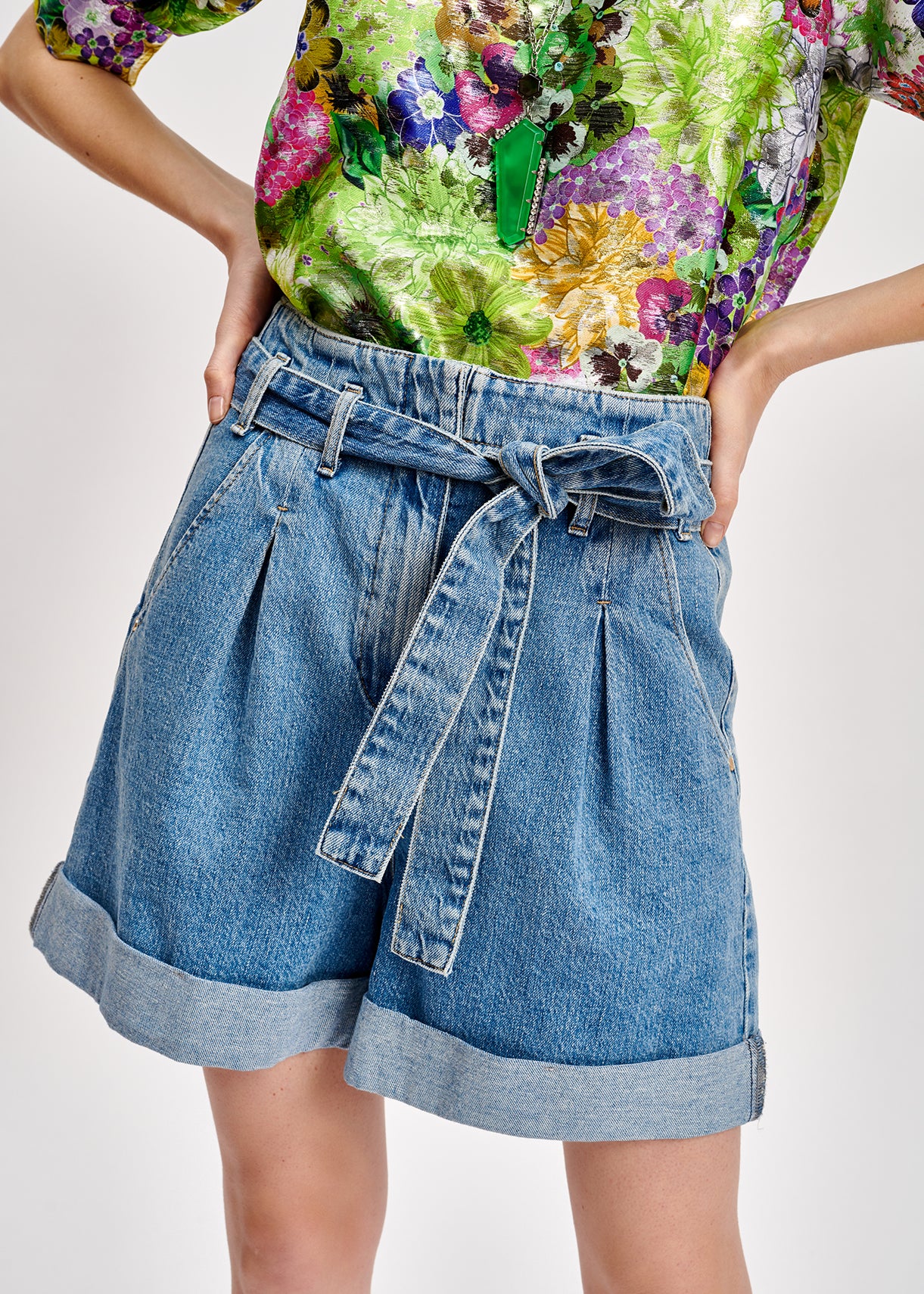 Short en jean bleu foncé RE—SSENTIEL | Essentiel second hand