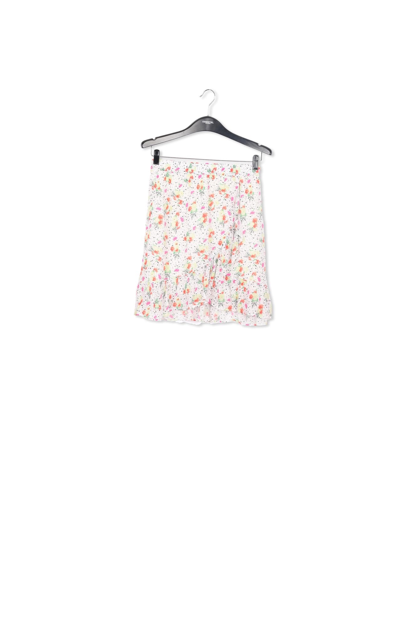 Multicolor midi-length skirt with graphic print RE—SSENTIEL | Essentiel second hand