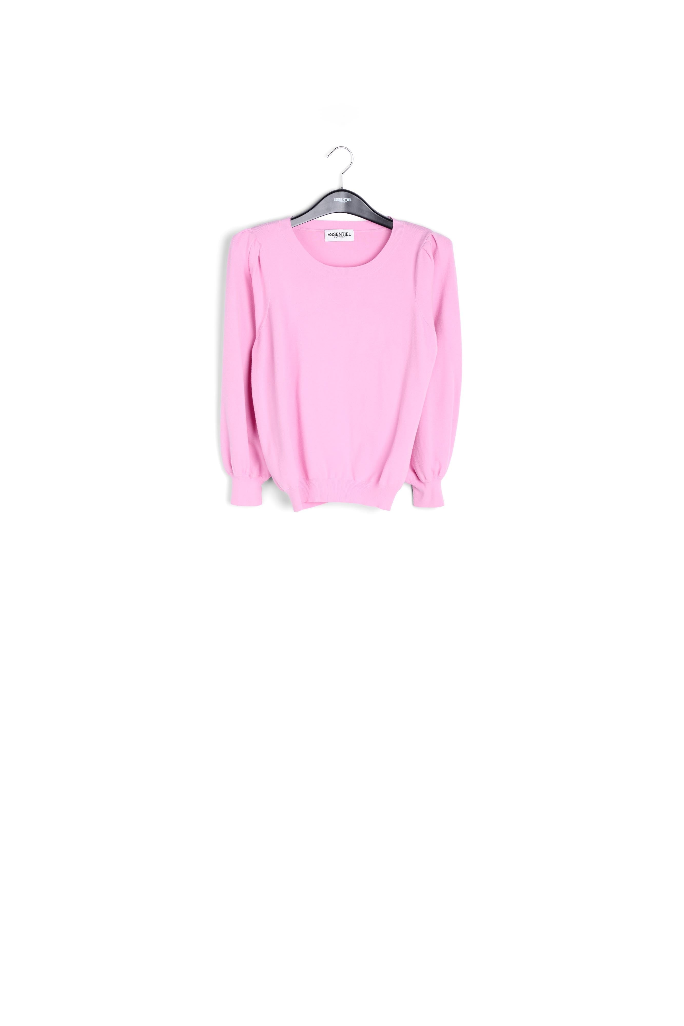 Light pink sweater with pleat details RE—SSENTIEL | Essentiel second hand