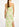 Ecru, pink and lime green floral print maxi-length slip dress Faume - seconde main