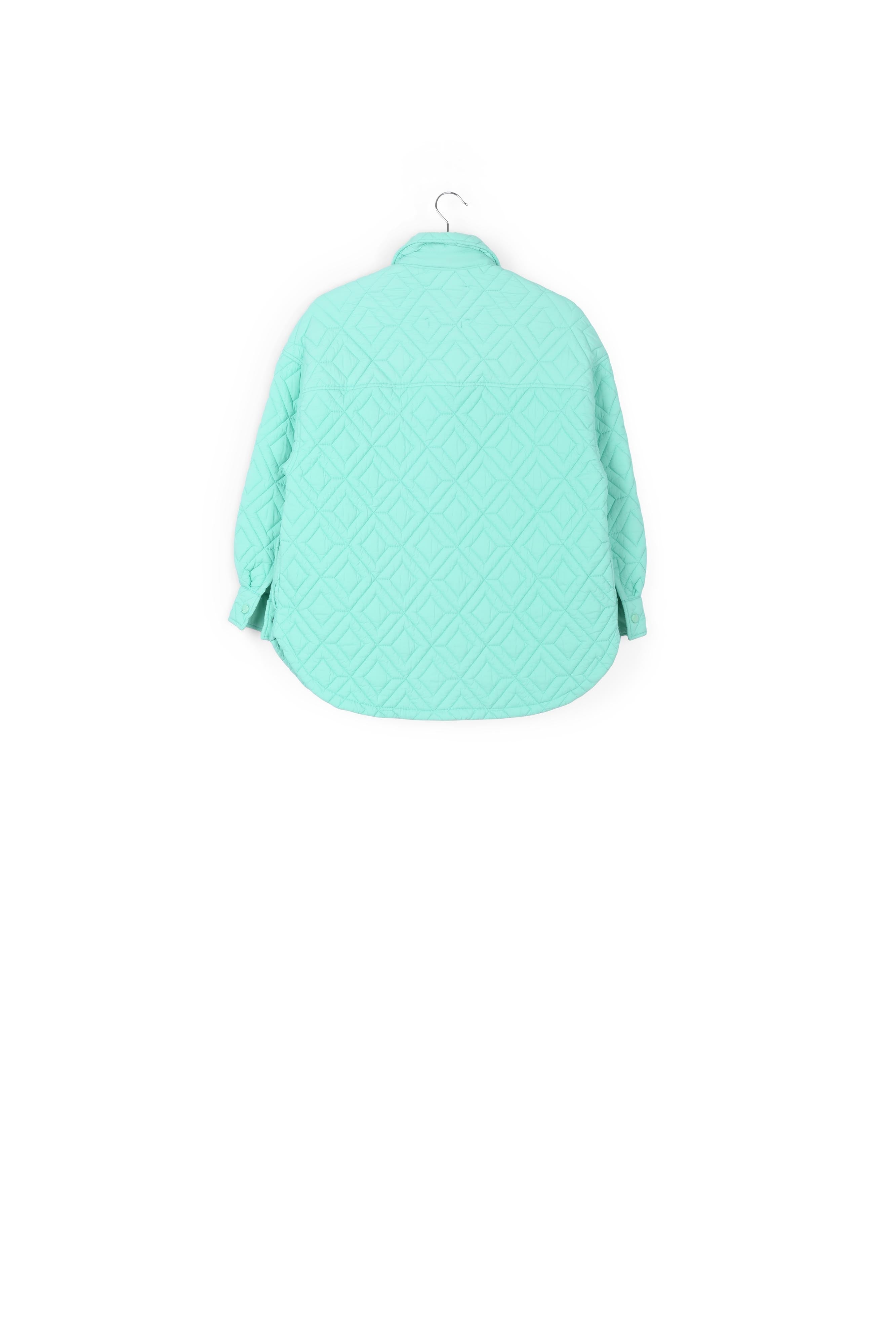 Turquoise quilted jacket RE—SSENTIEL | Essentiel second hand