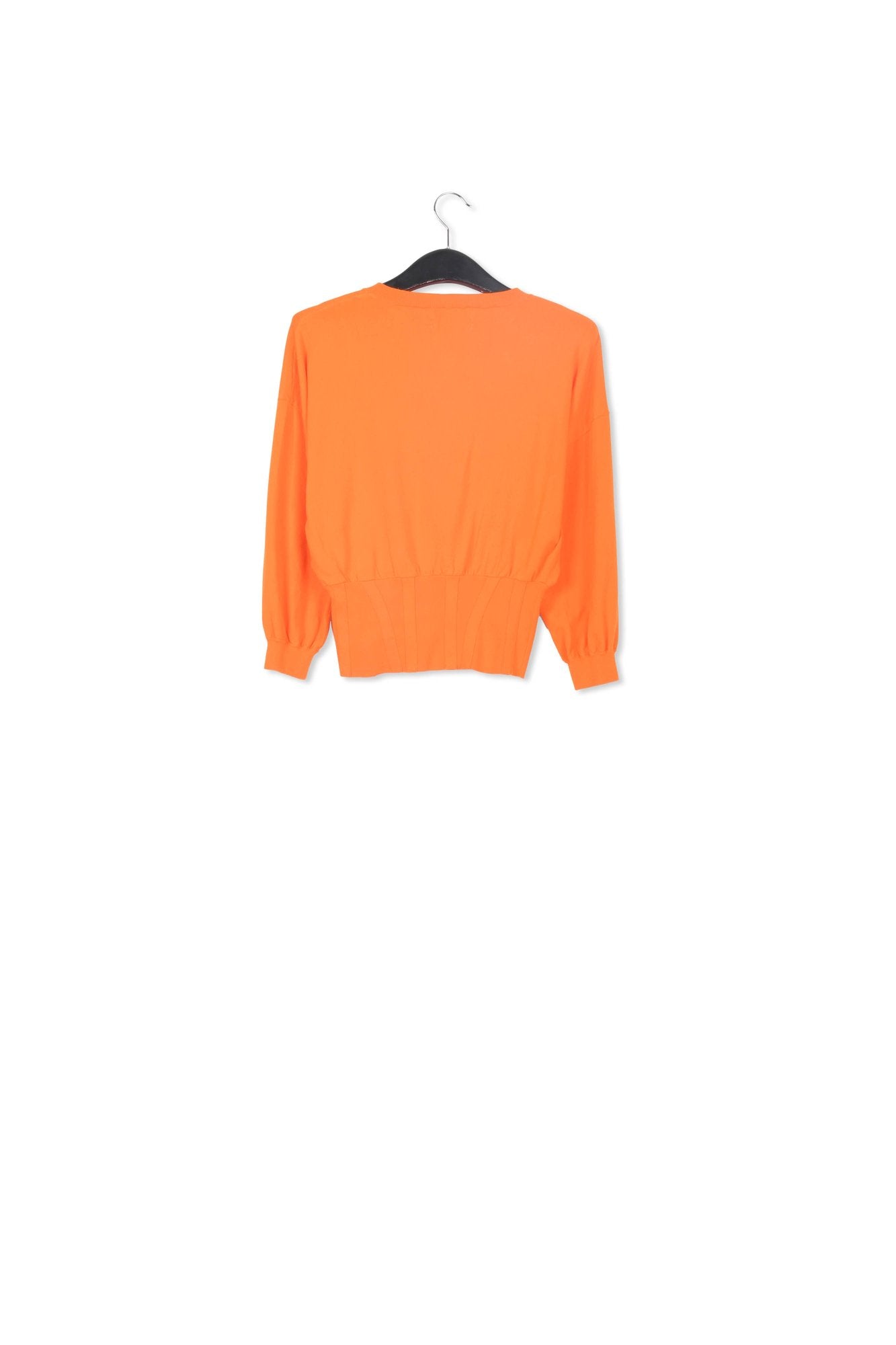 Pull orange à taille cintrée RE—SSENTIEL | Essentiel second hand