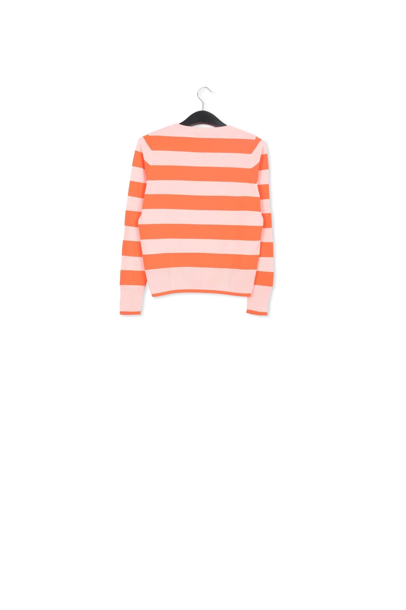 Pull à rayures rose clair et orange RE—SSENTIEL | Essentiel second hand