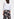 Beige cotton pants with dark blue graphic print Faume - seconde main