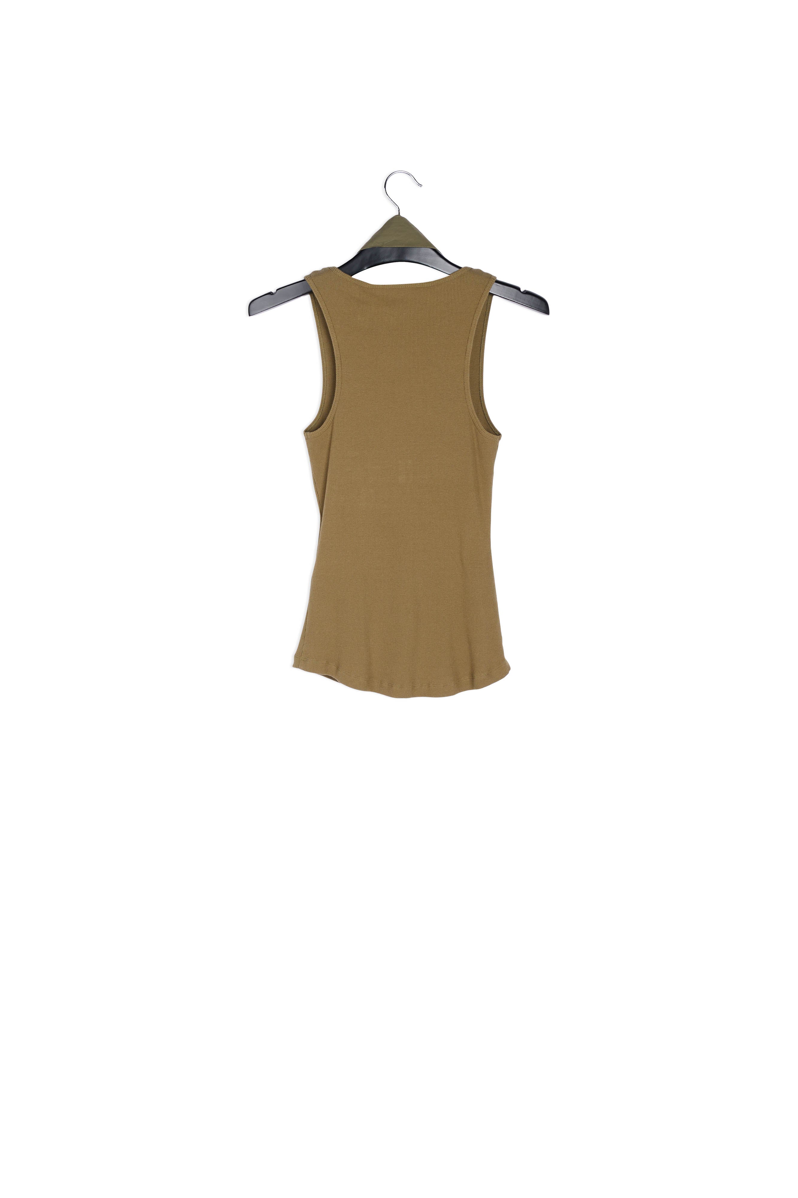 Kaki tanktop met strikjes RE—SSENTIEL | Essentiel second hand