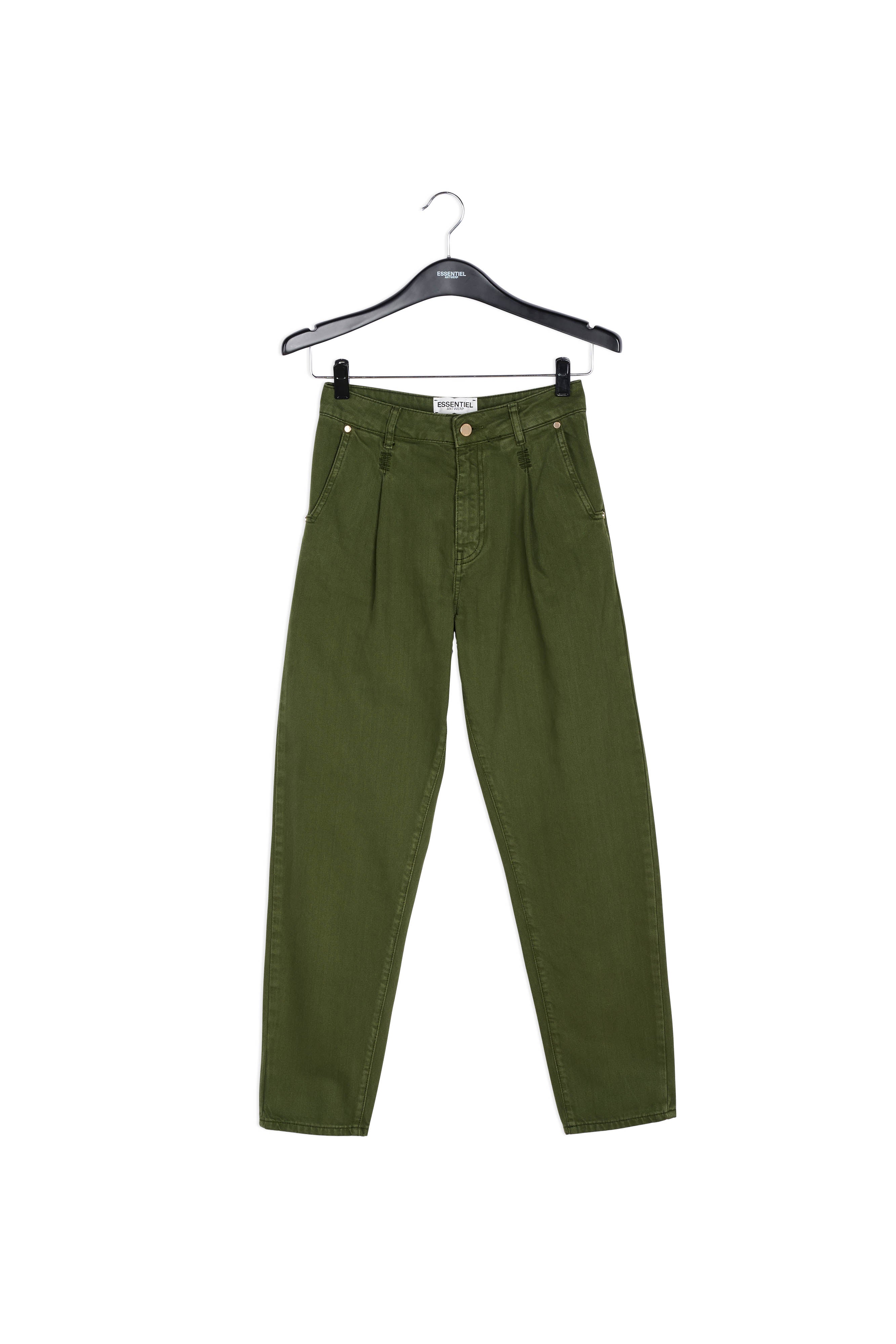 Pine green tapered jeans RE—SSENTIEL | Essentiel second hand
