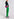 Green loose-fit denim pants Faume - seconde main