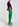 Groene jeansbroek met wijde snit Faume - seconde main