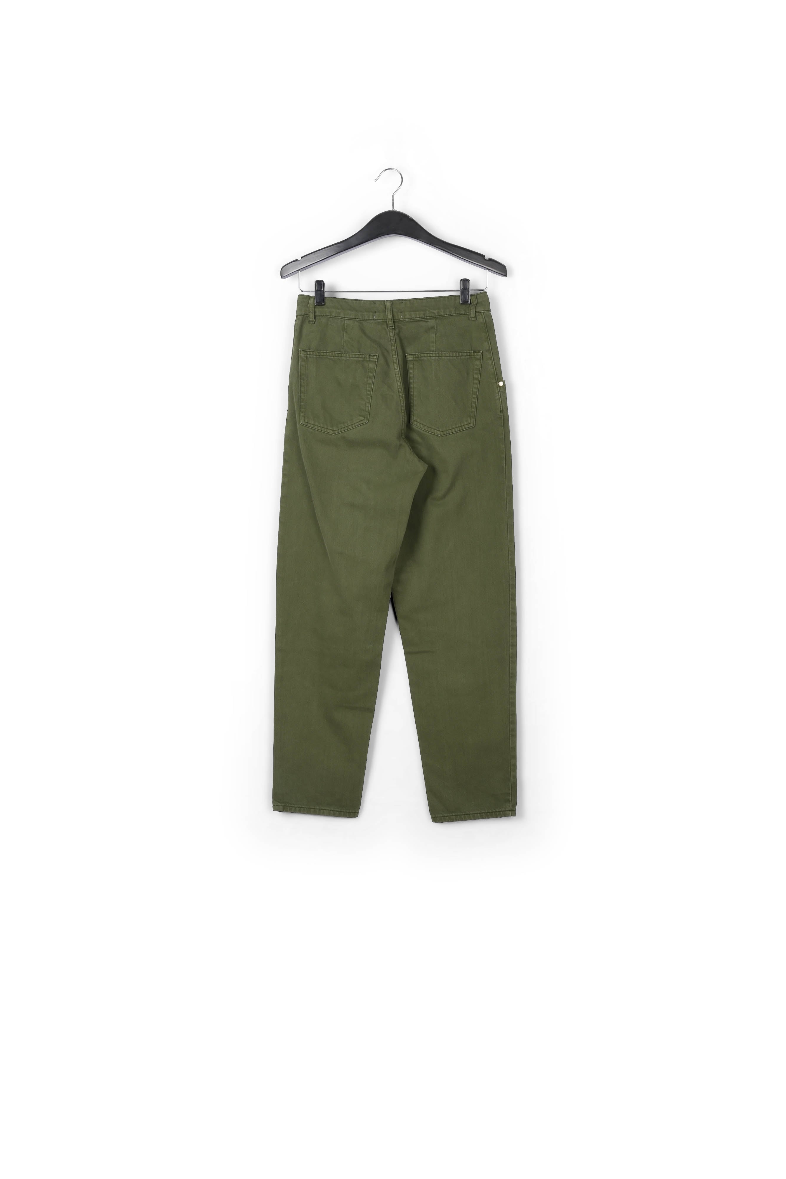 Pine green tapered jeans RE—SSENTIEL | Essentiel second hand