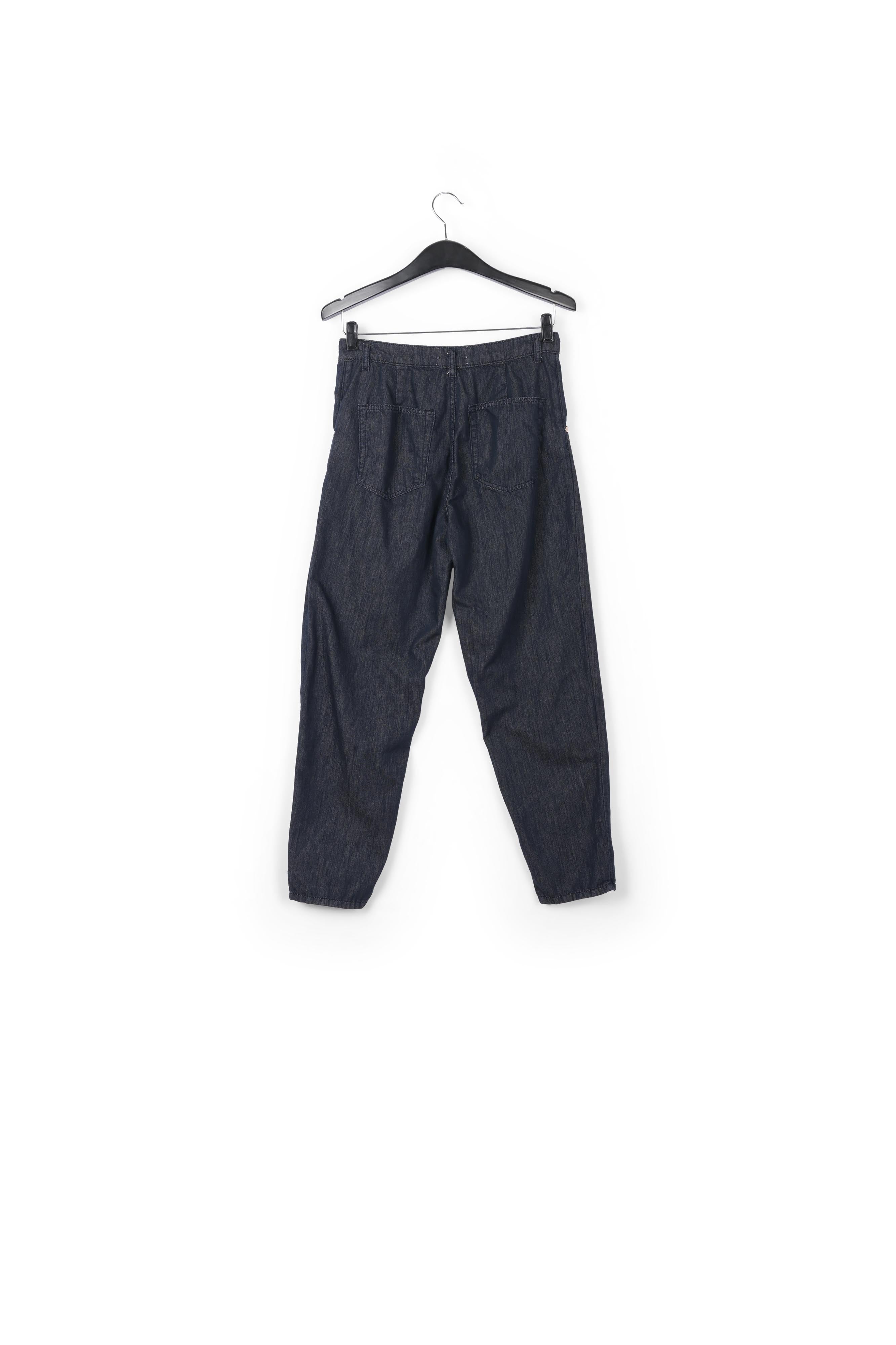 Dark blue loose-fit denim pants RE—SSENTIEL | Essentiel second hand
