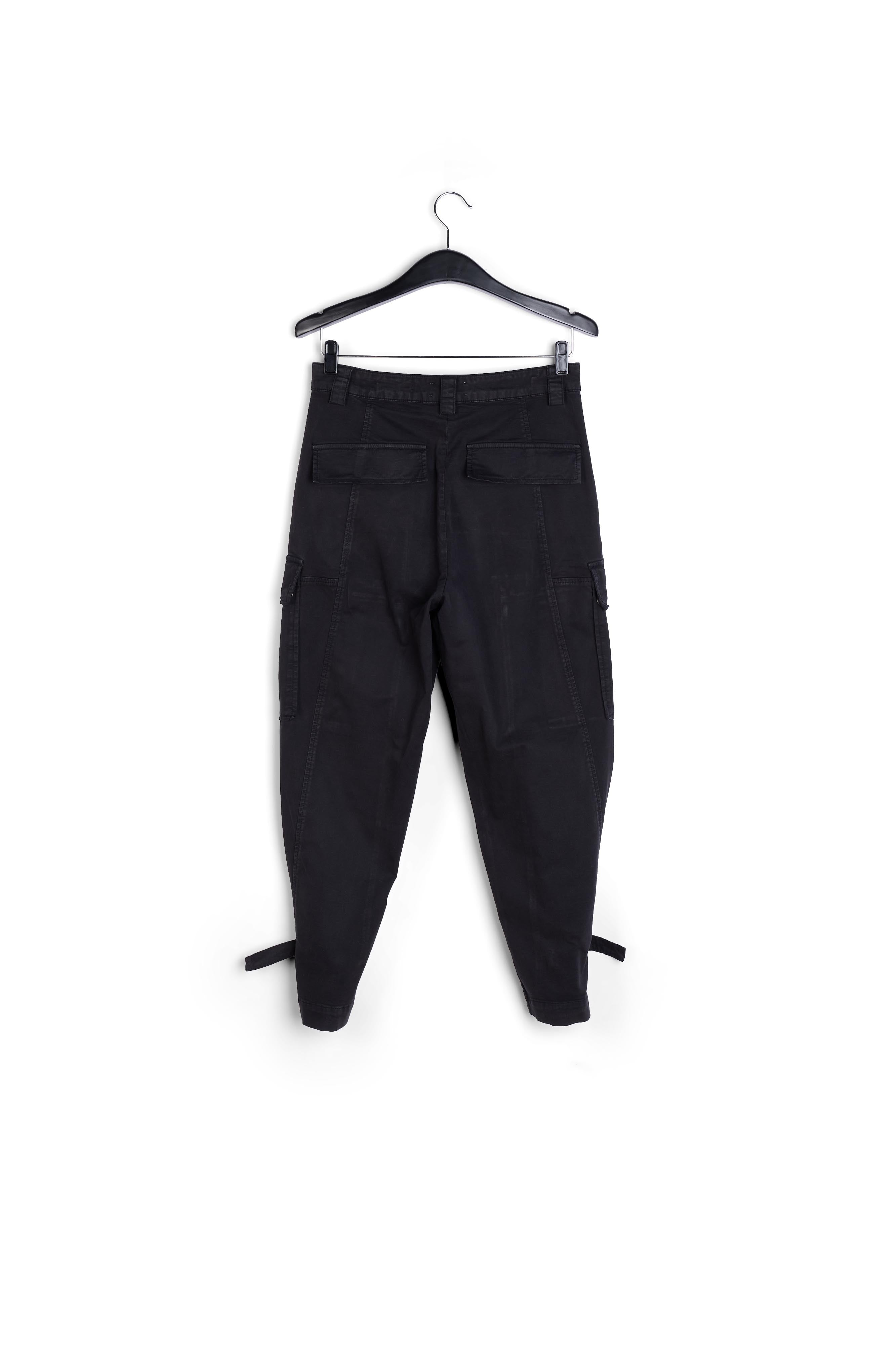 Pantalon treillis noir RE—SSENTIEL | Essentiel second hand