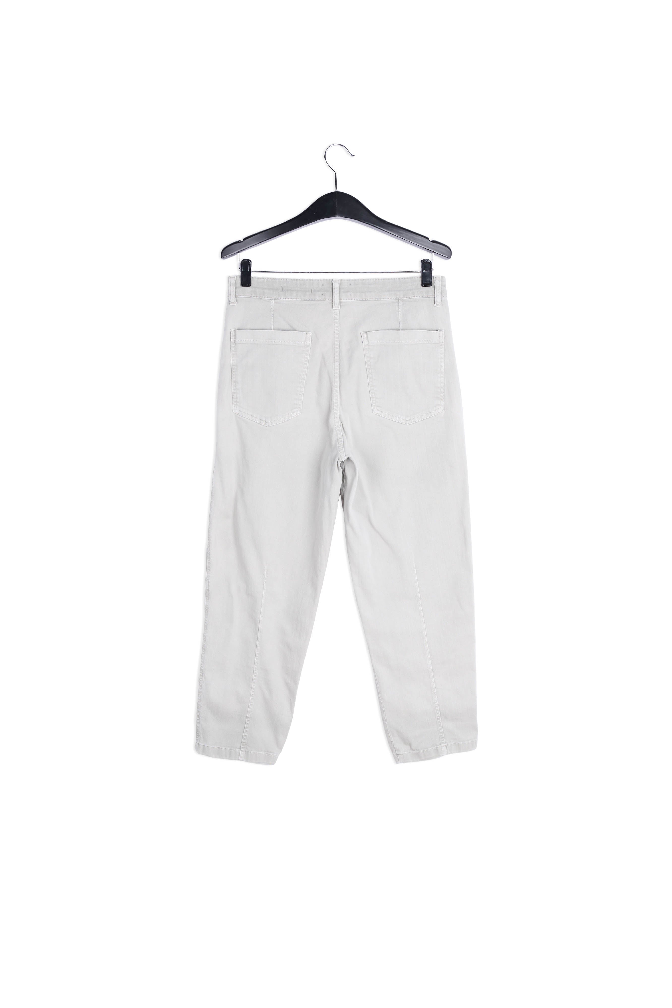 Grey cropped straight-leg jeans RE—SSENTIEL | Essentiel second hand