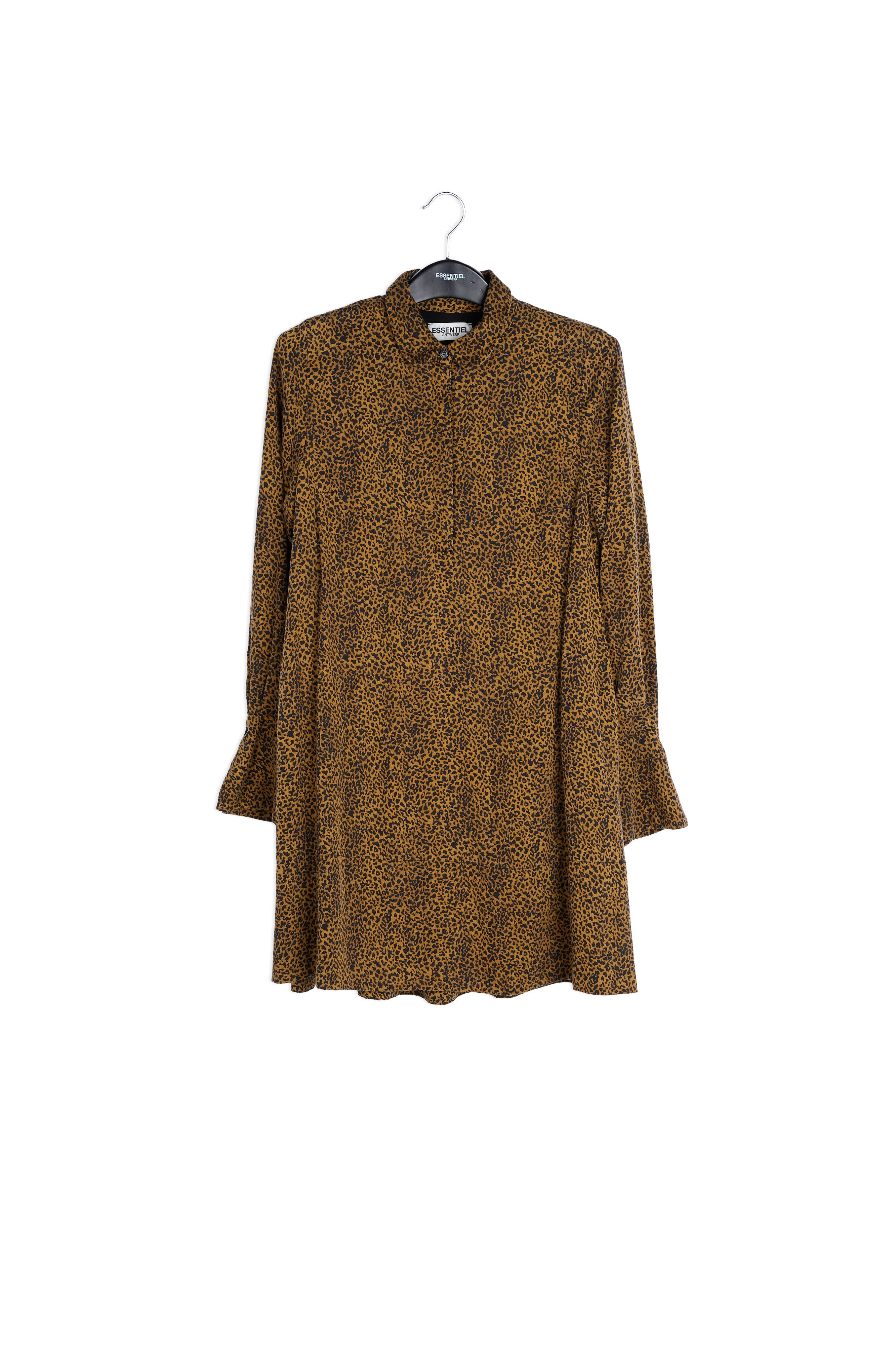 A-line dress with leopard print RE—SSENTIEL | Essentiel second hand