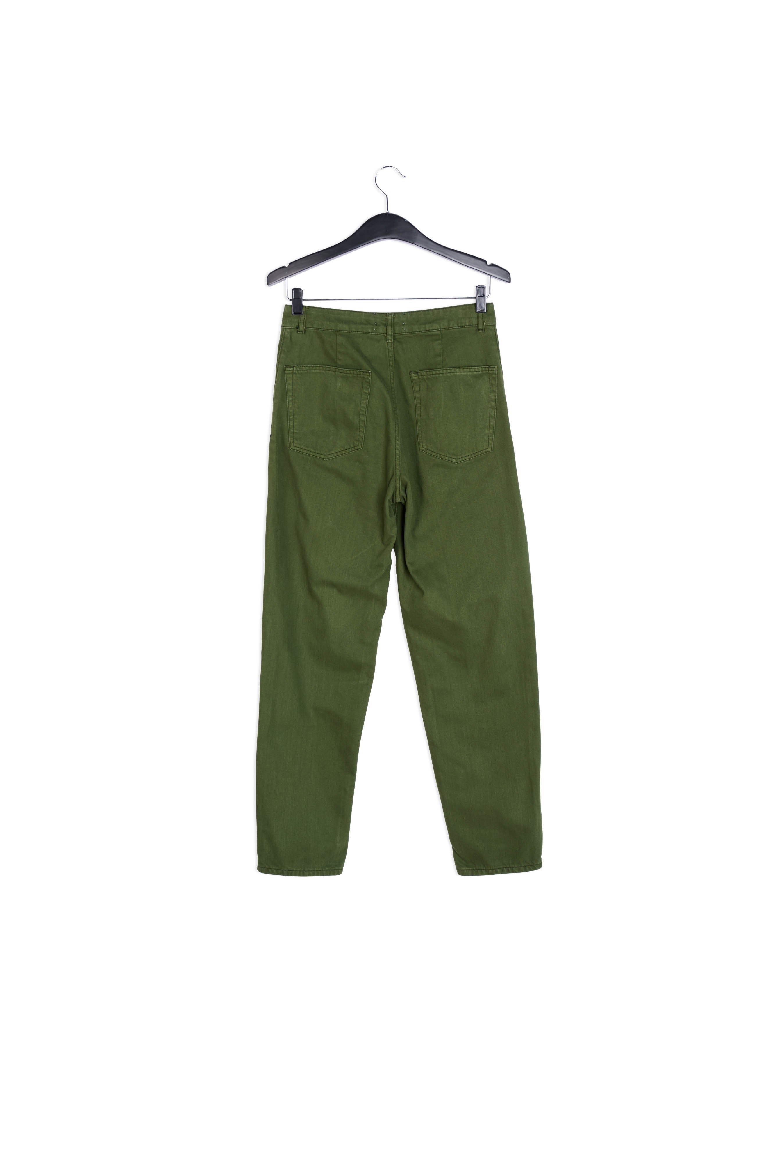 Jean fuselé vert pin RE—SSENTIEL | Essentiel second hand