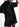 Black sequin-embroidered mini dress Faume - seconde main