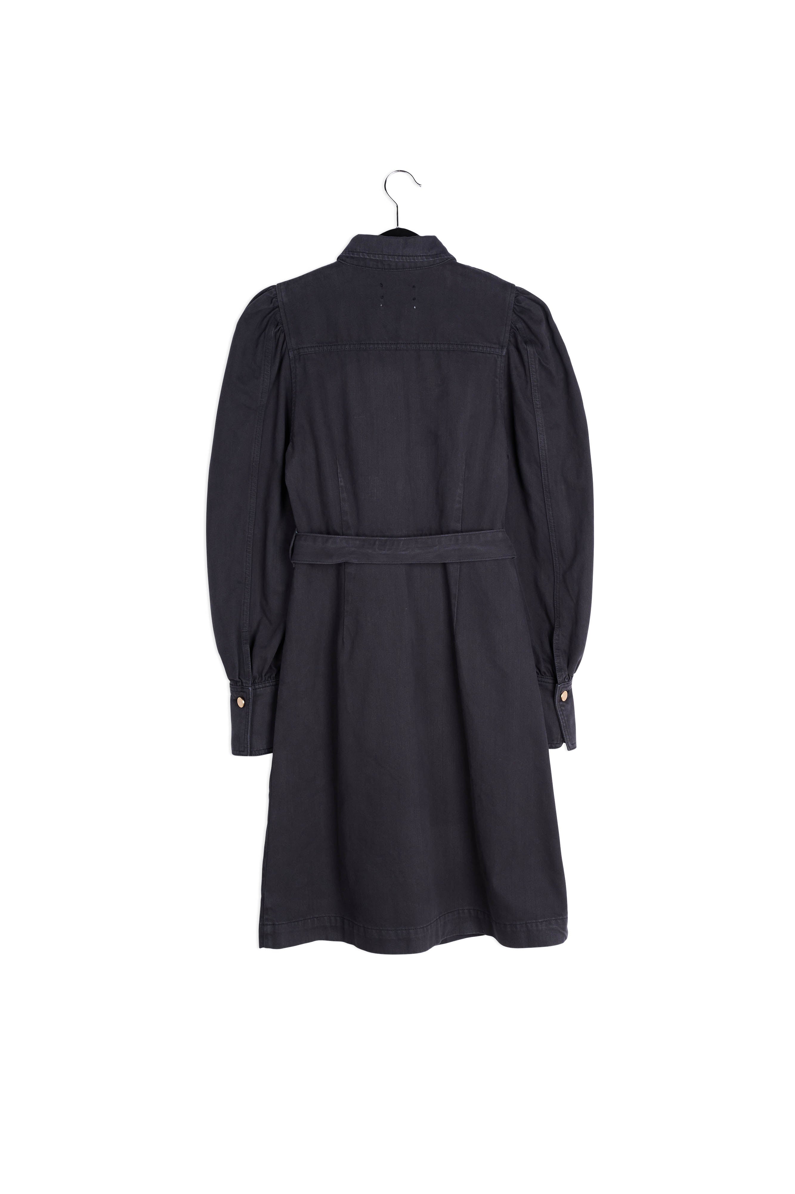 Black denim shirt dress RE—SSENTIEL | Essentiel second hand