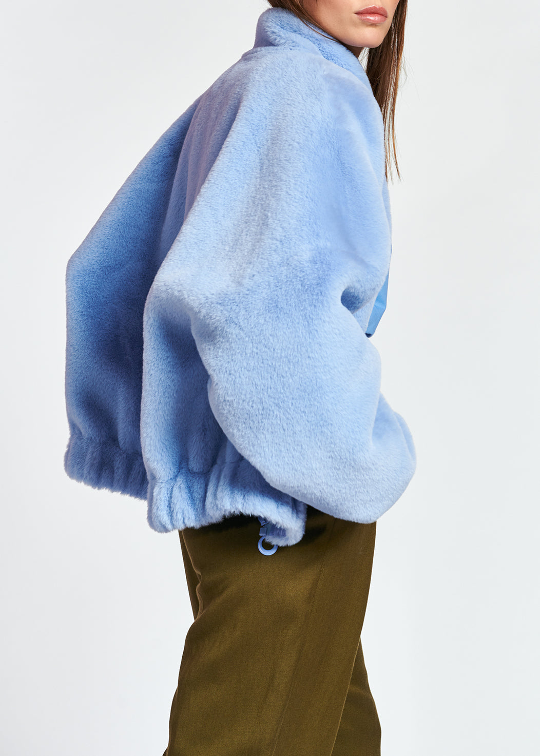 Blouson aviateur bleu clair réversible RE—SSENTIEL | Essentiel second hand