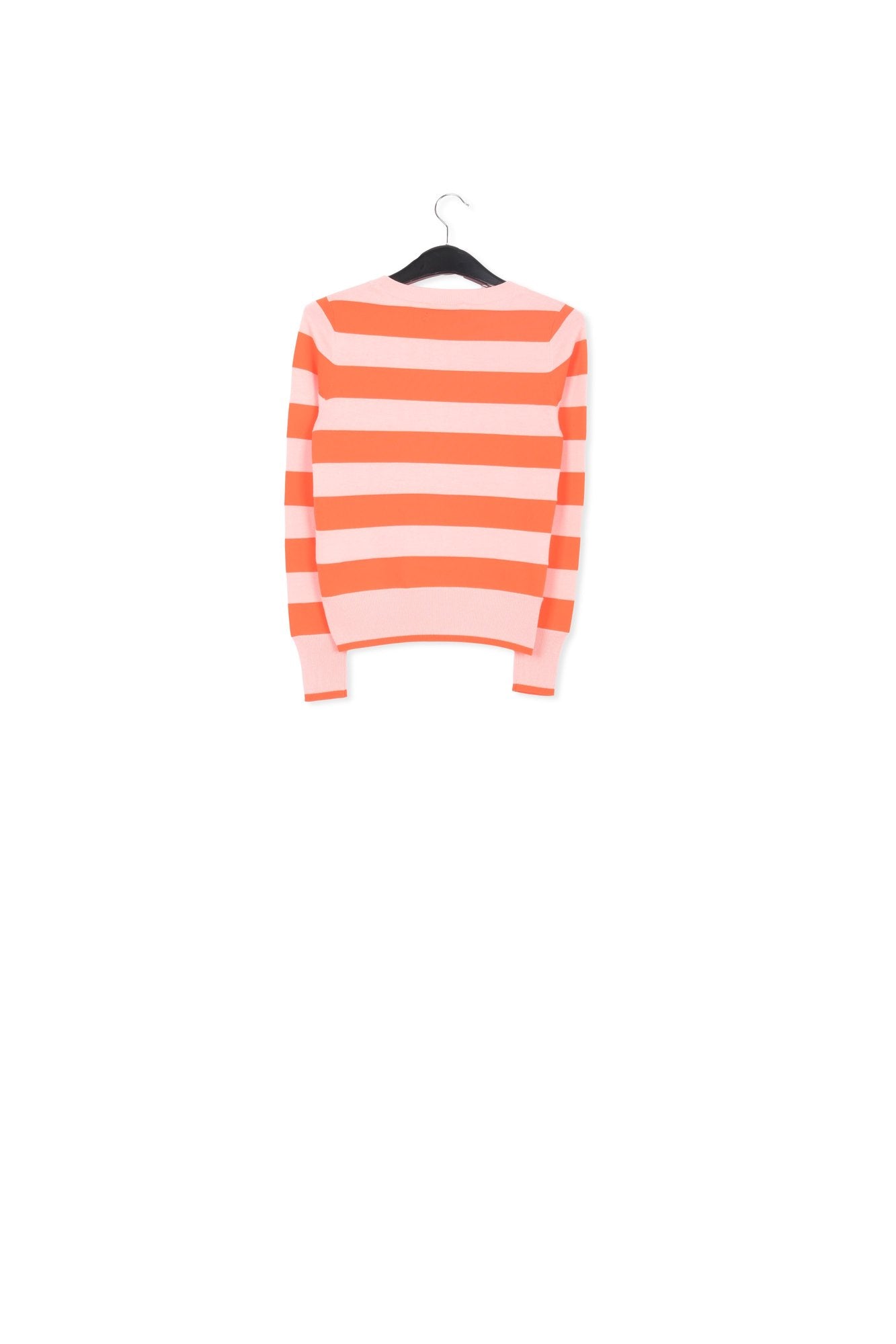 Pull à rayures rose clair et orange RE—SSENTIEL | Essentiel second hand