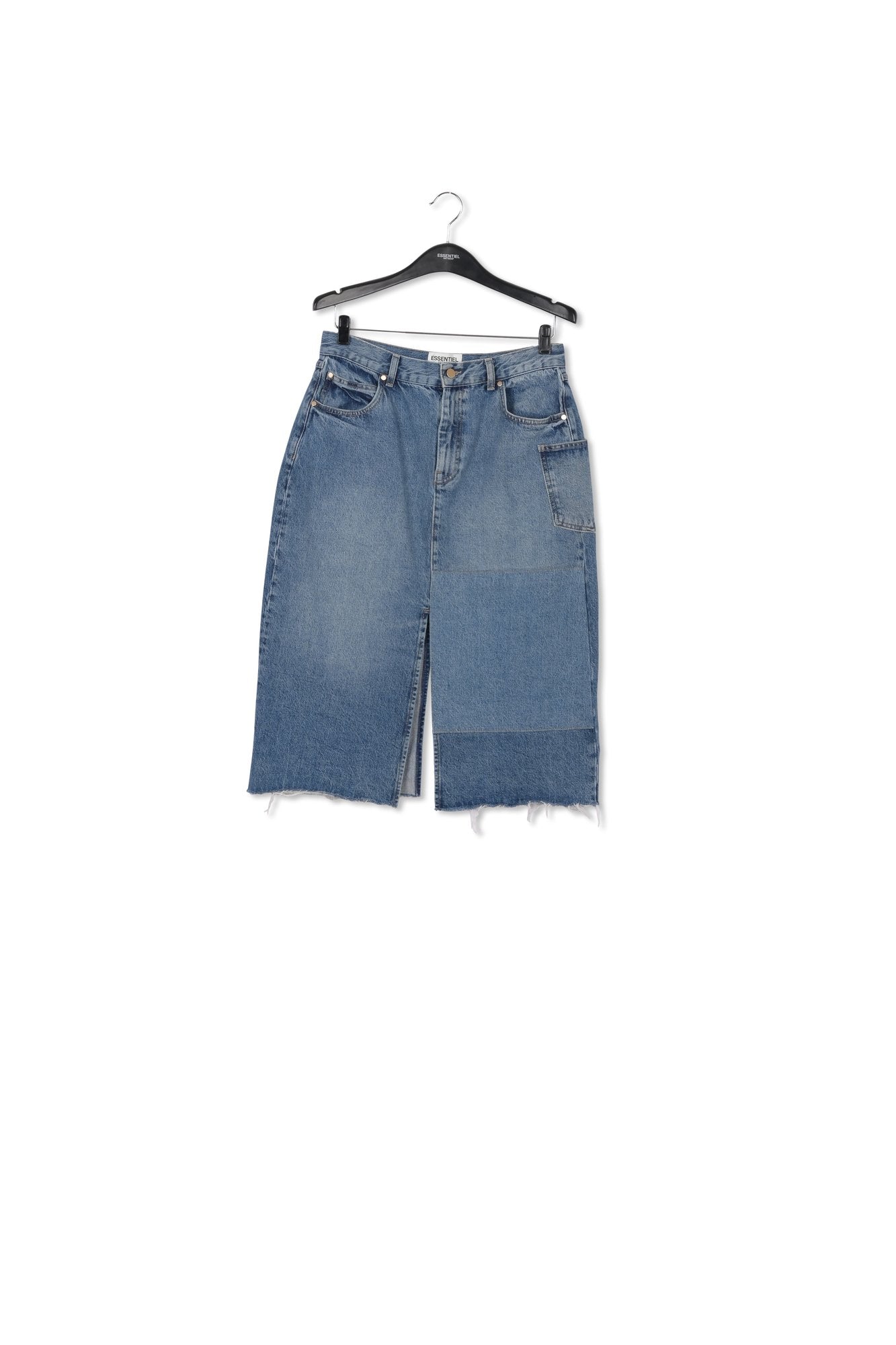 Zimpala blue denim skirt RE—SSENTIEL | Essentiel second hand