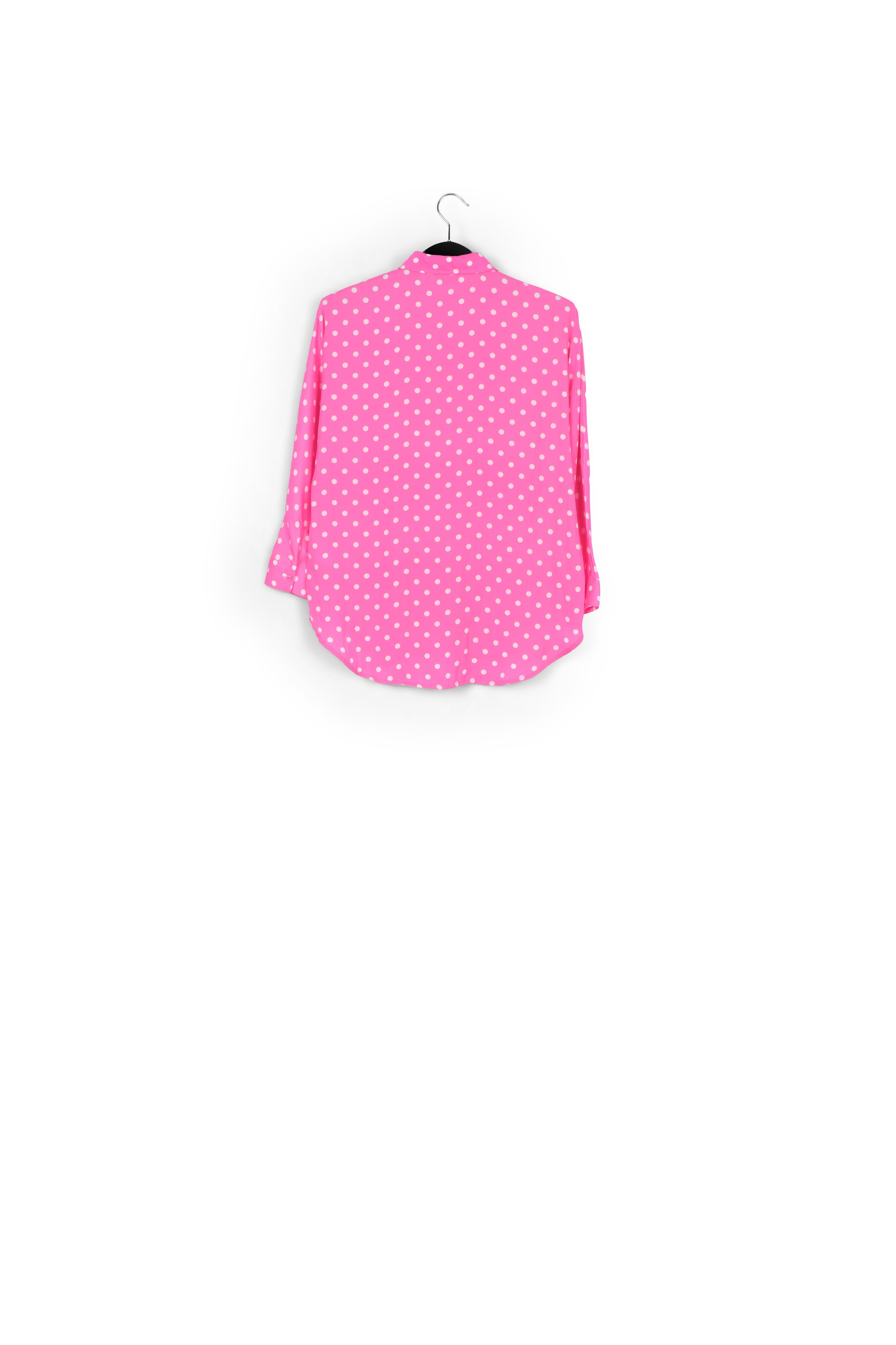 Chemise rose fluo à pois RE—SSENTIEL | Essentiel second hand