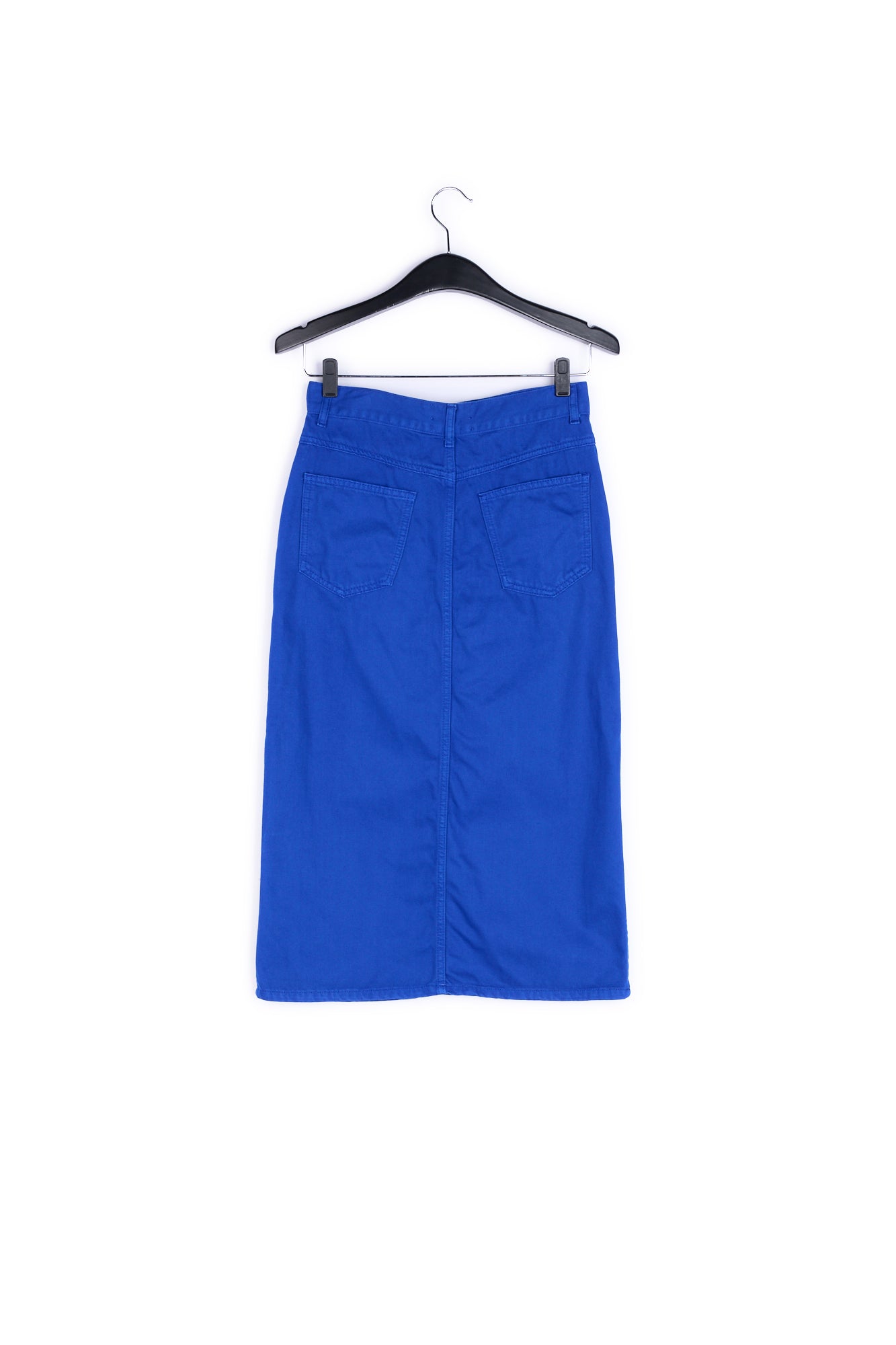 Blue high-waisted pencil skirt RE—SSENTIEL | Essentiel second hand
