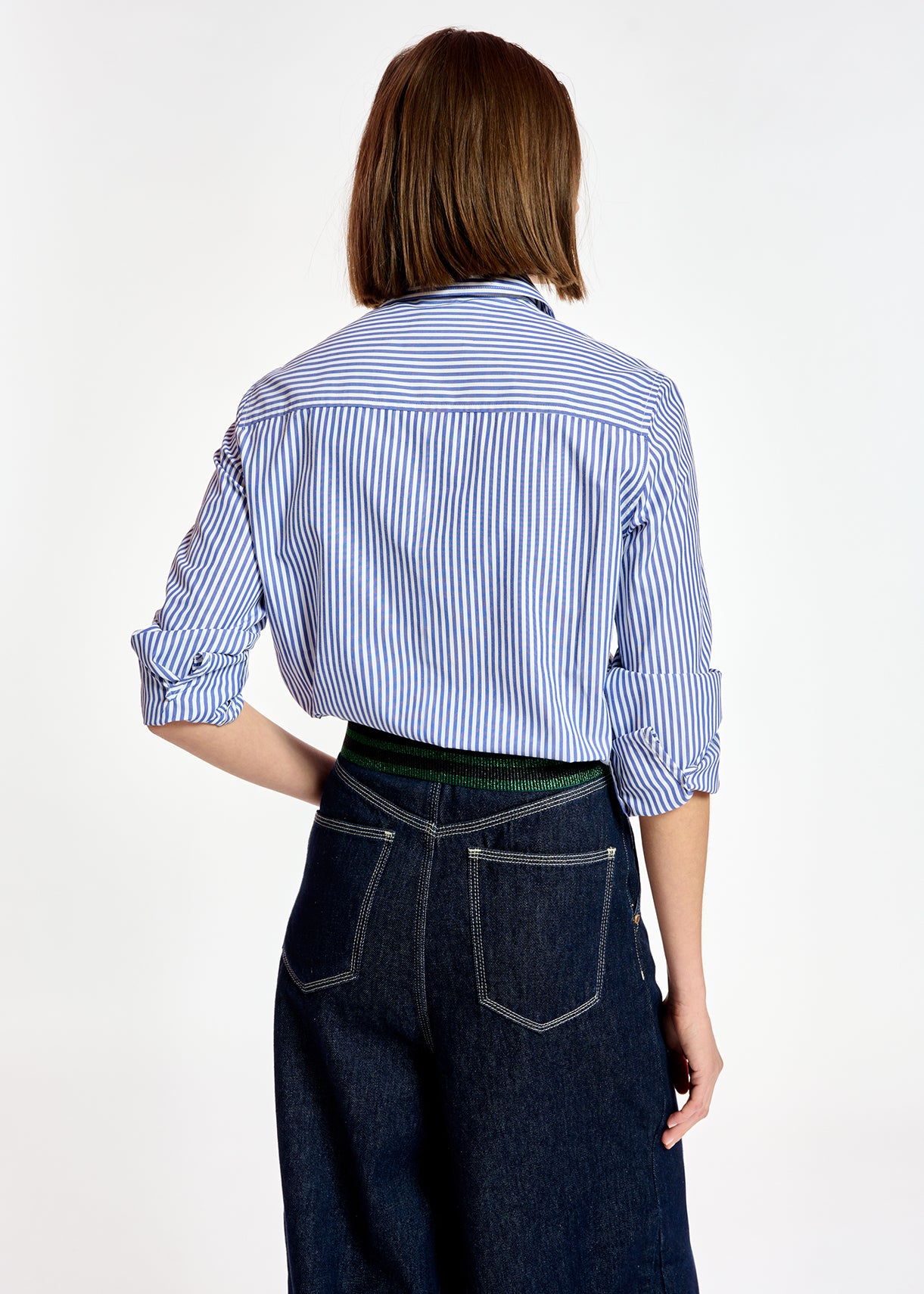 Blue and white striped shirt RE—SSENTIEL | Essentiel second hand