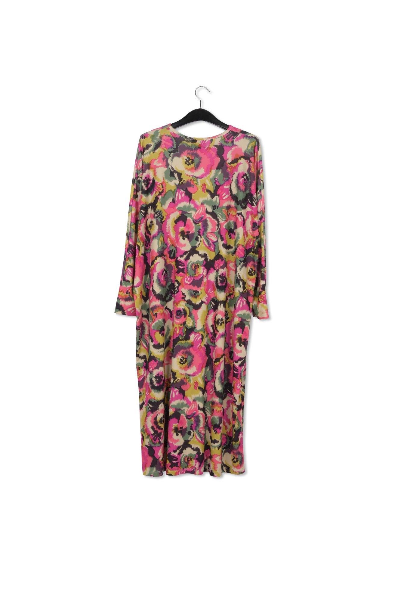 Multicolor midi-length dress with floral print RE—SSENTIEL | Essentiel second hand
