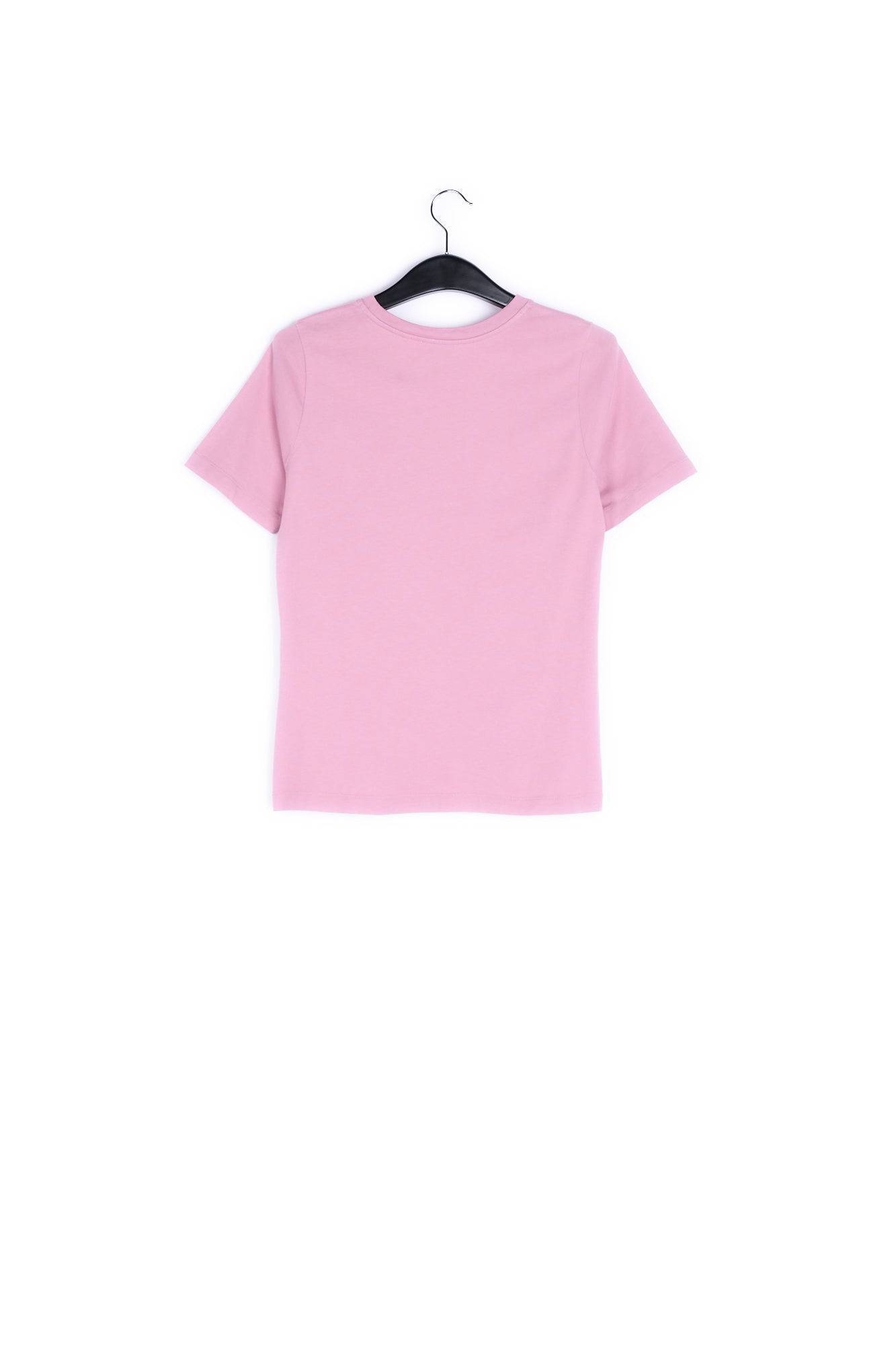 Dusty pink blurred slogan cotton-jersey t-shirt RE—SSENTIEL | Essentiel second hand