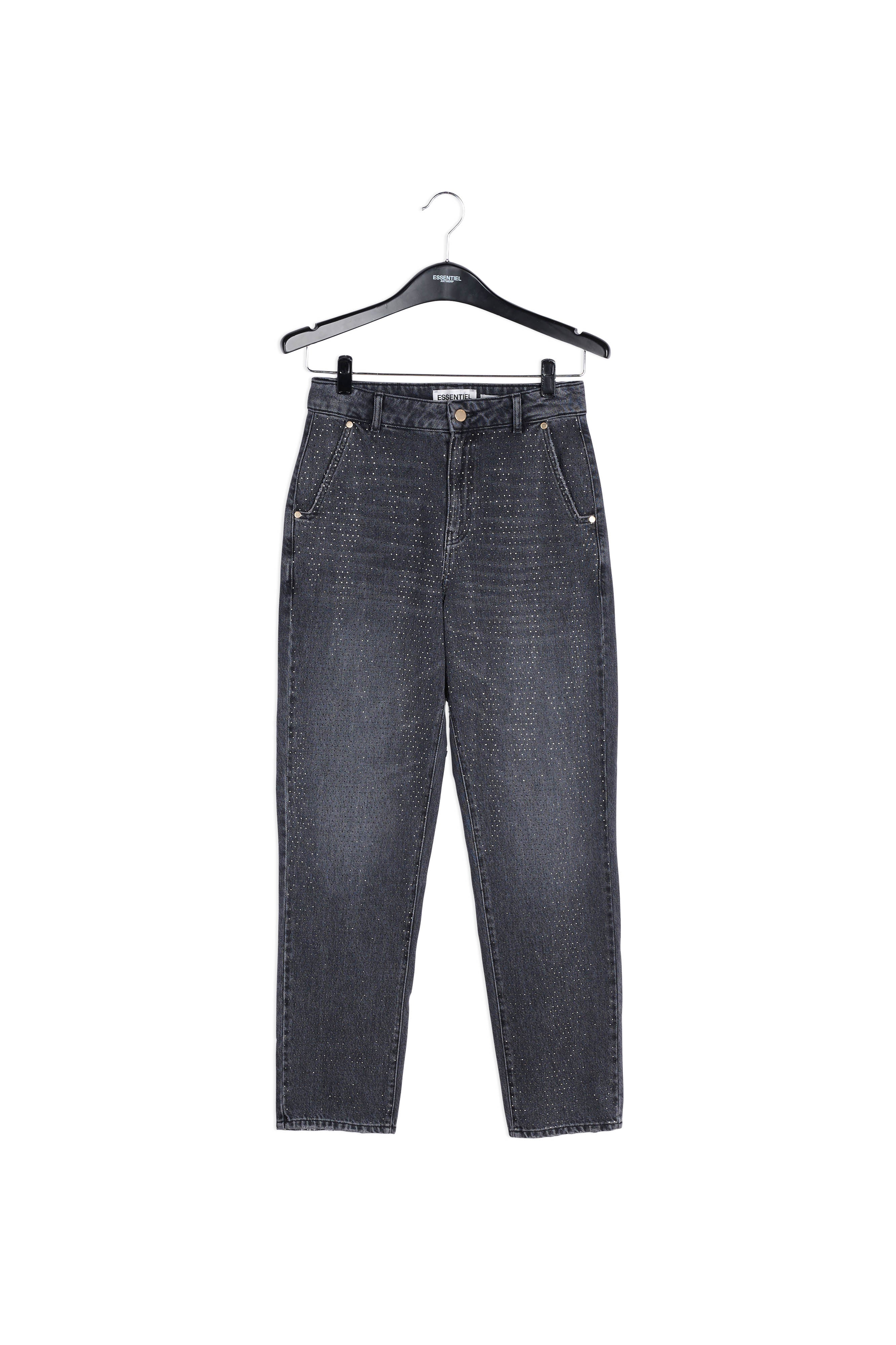 Jean gris avec strass RE—SSENTIEL | Essentiel second hand