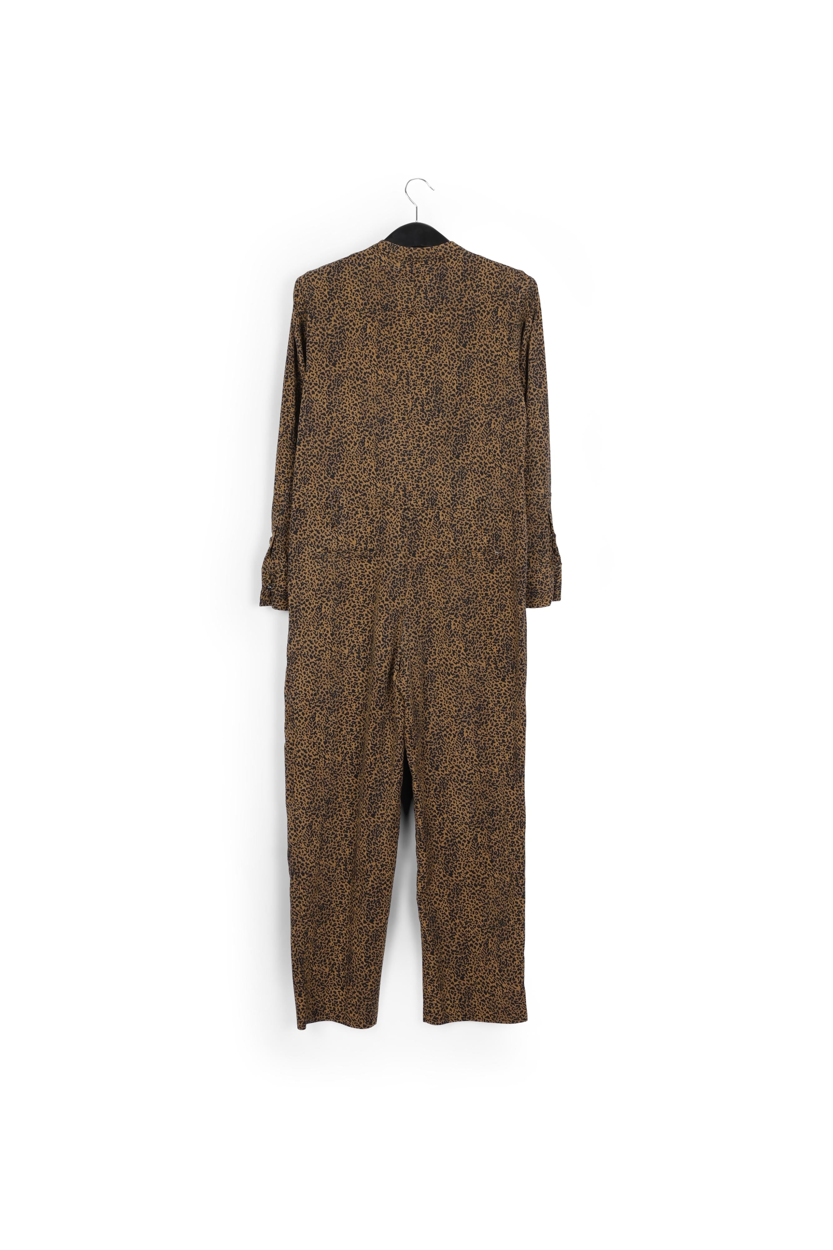 Combinaison ceinturée à imprimé guépard RE—SSENTIEL | Essentiel second hand