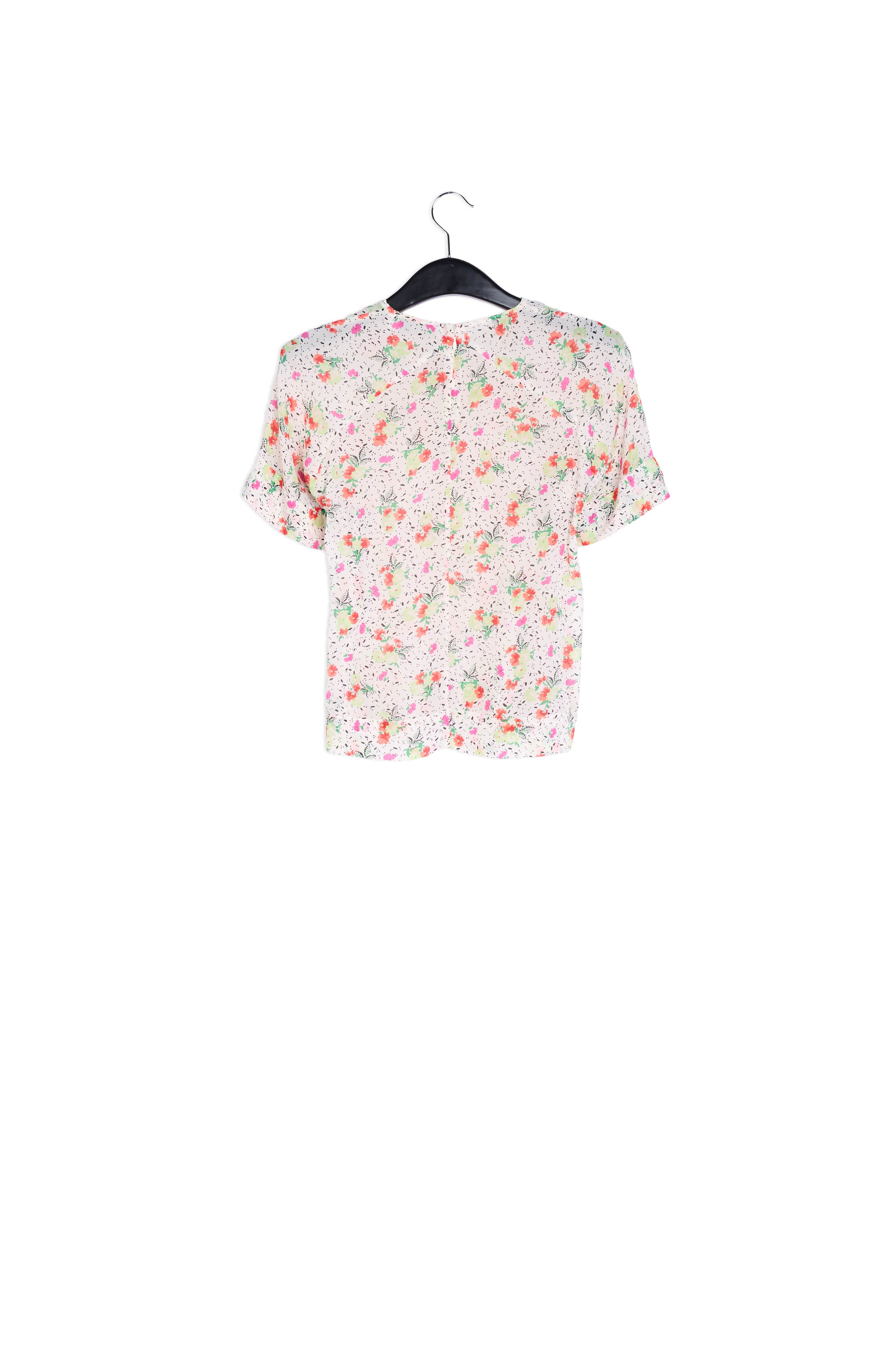 Top blanc cassé à imprimé floral RE—SSENTIEL | Essentiel second hand