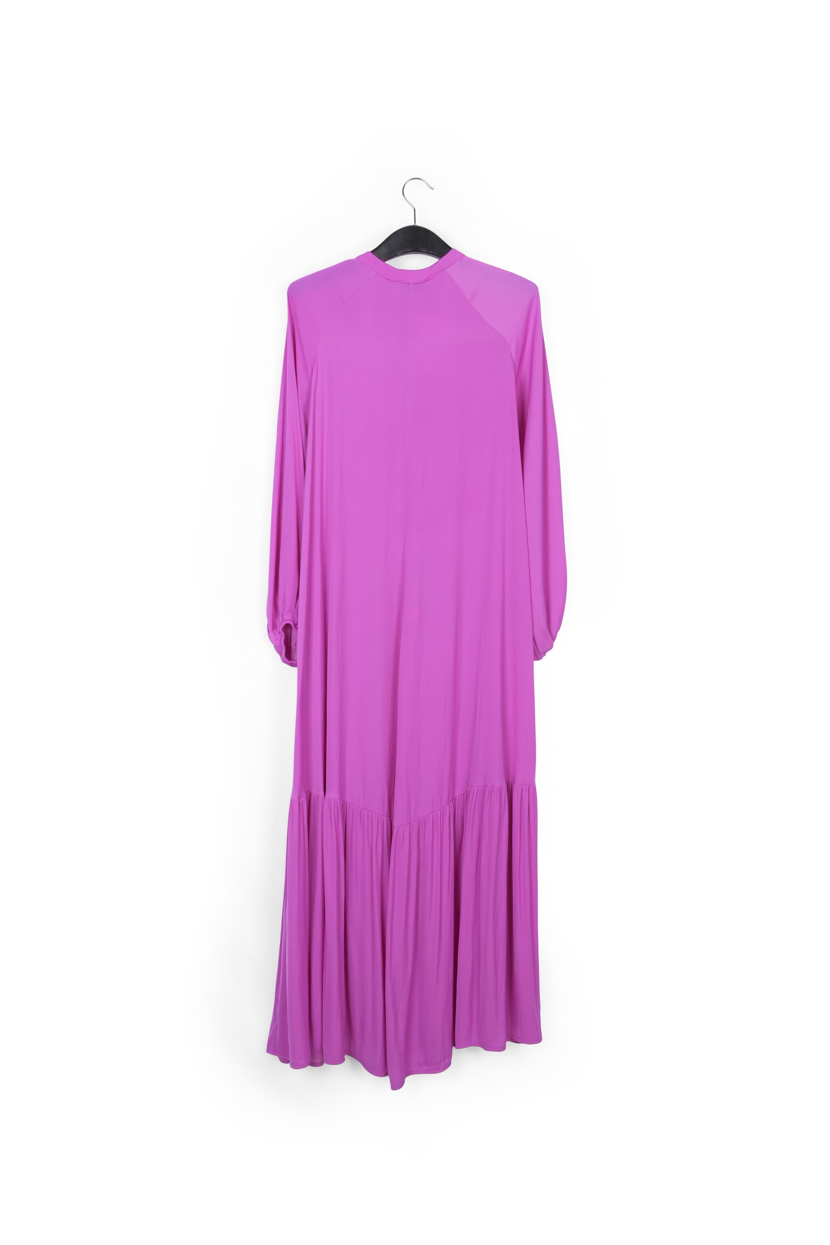 Lilac long-sleeved maxi dress RE—SSENTIEL | Essentiel second hand