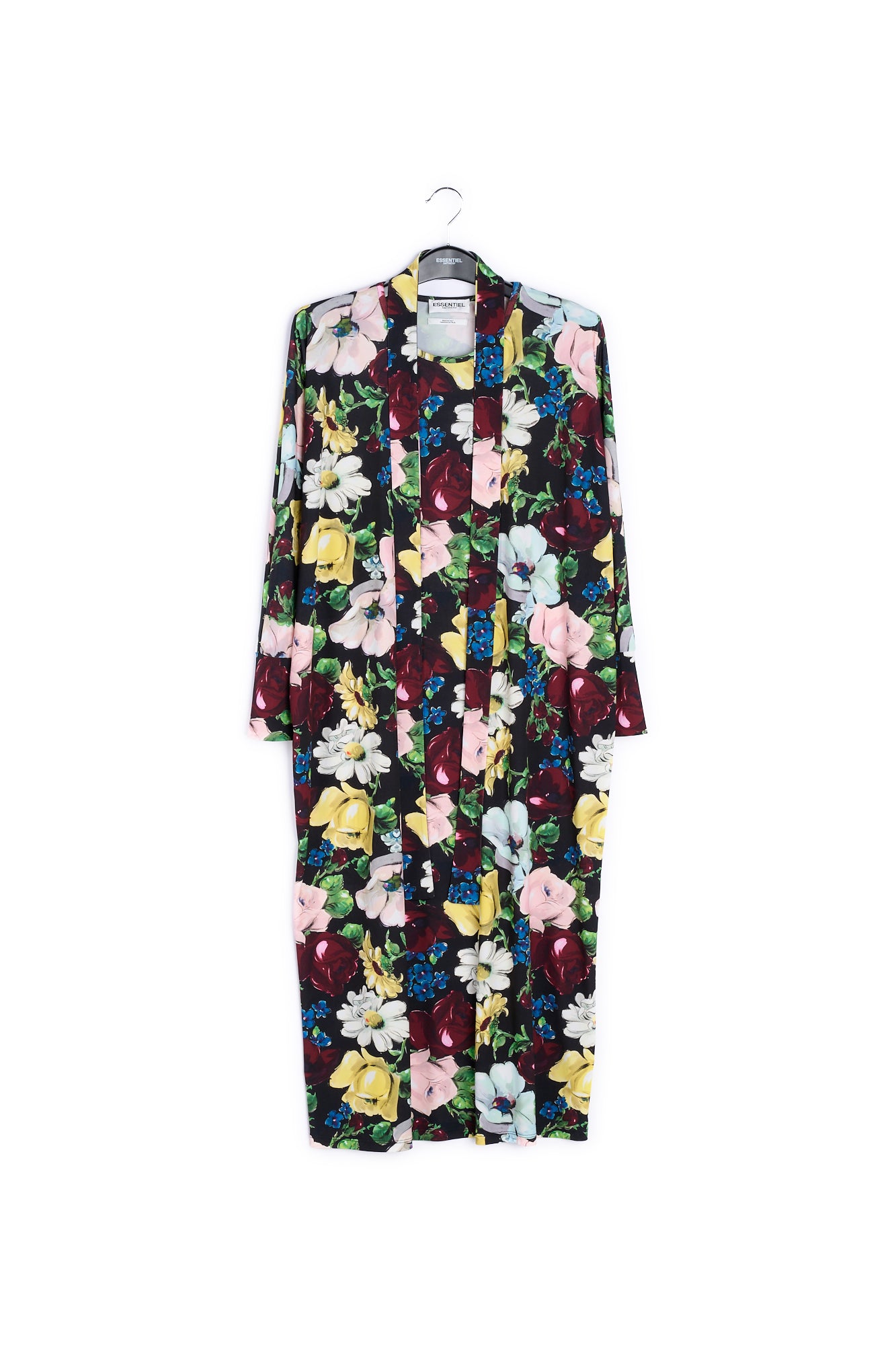 Floral print midi-length dress RE—SSENTIEL | Essentiel second hand