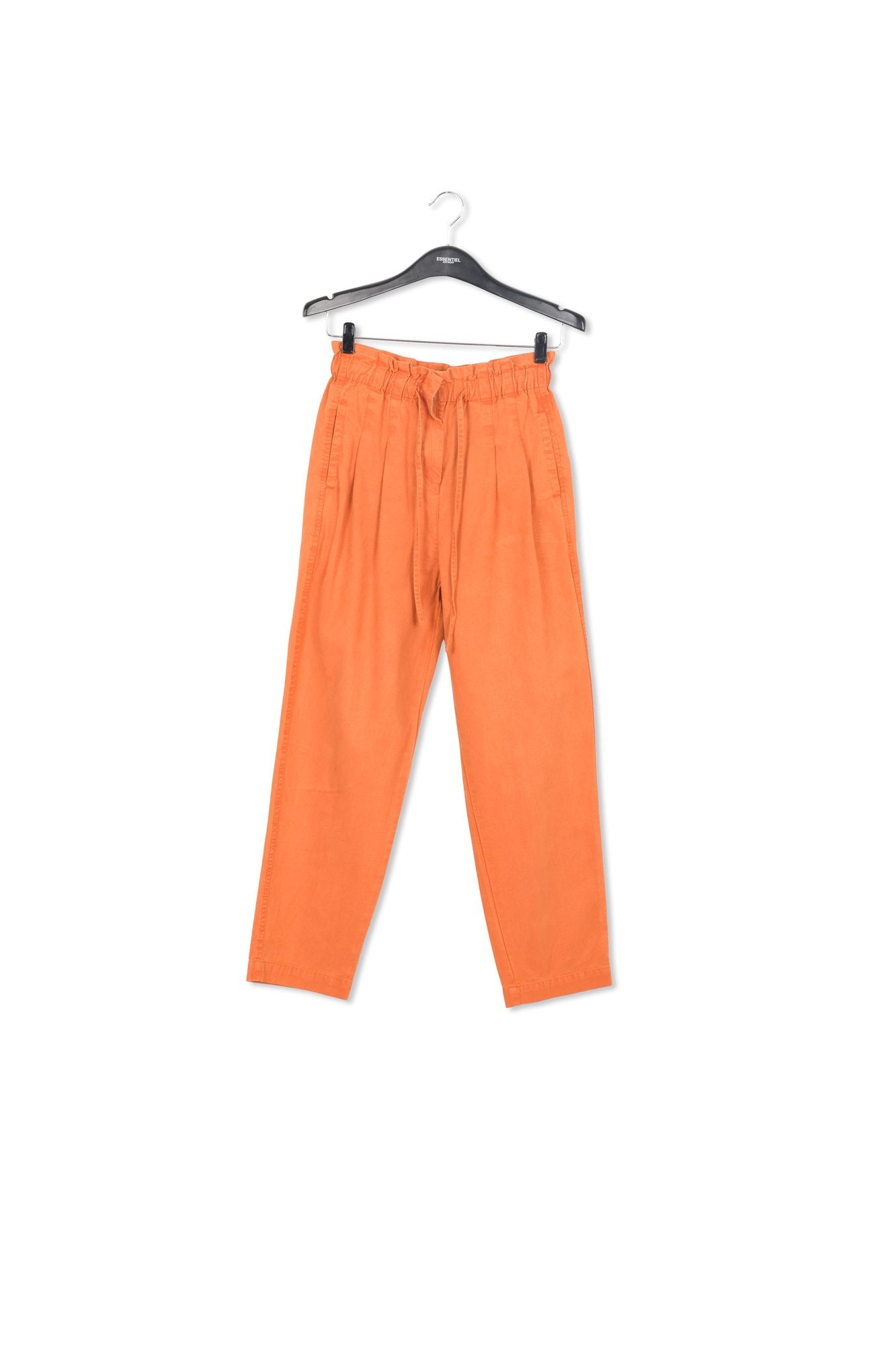 Orange cotton tapered pants RE—SSENTIEL | Essentiel second hand