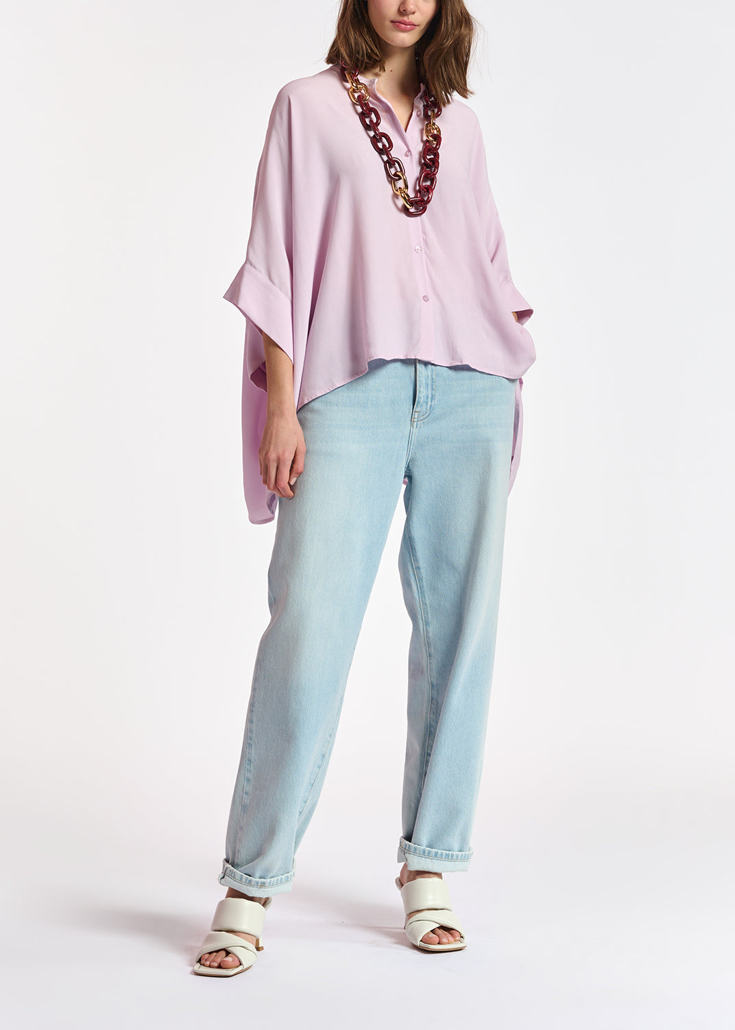 Lila oversized top RE—SSENTIEL | Essentiel second hand