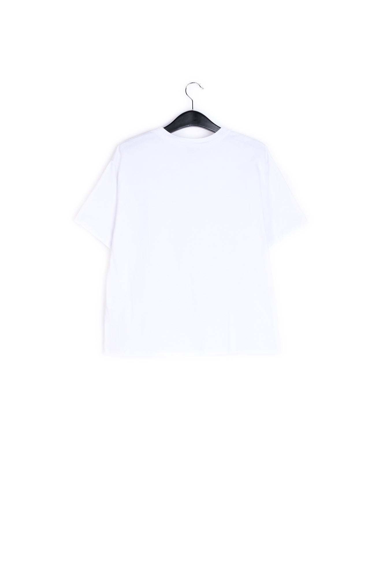 White 'news'-print cotton t-shirt RE—SSENTIEL | Essentiel second hand
