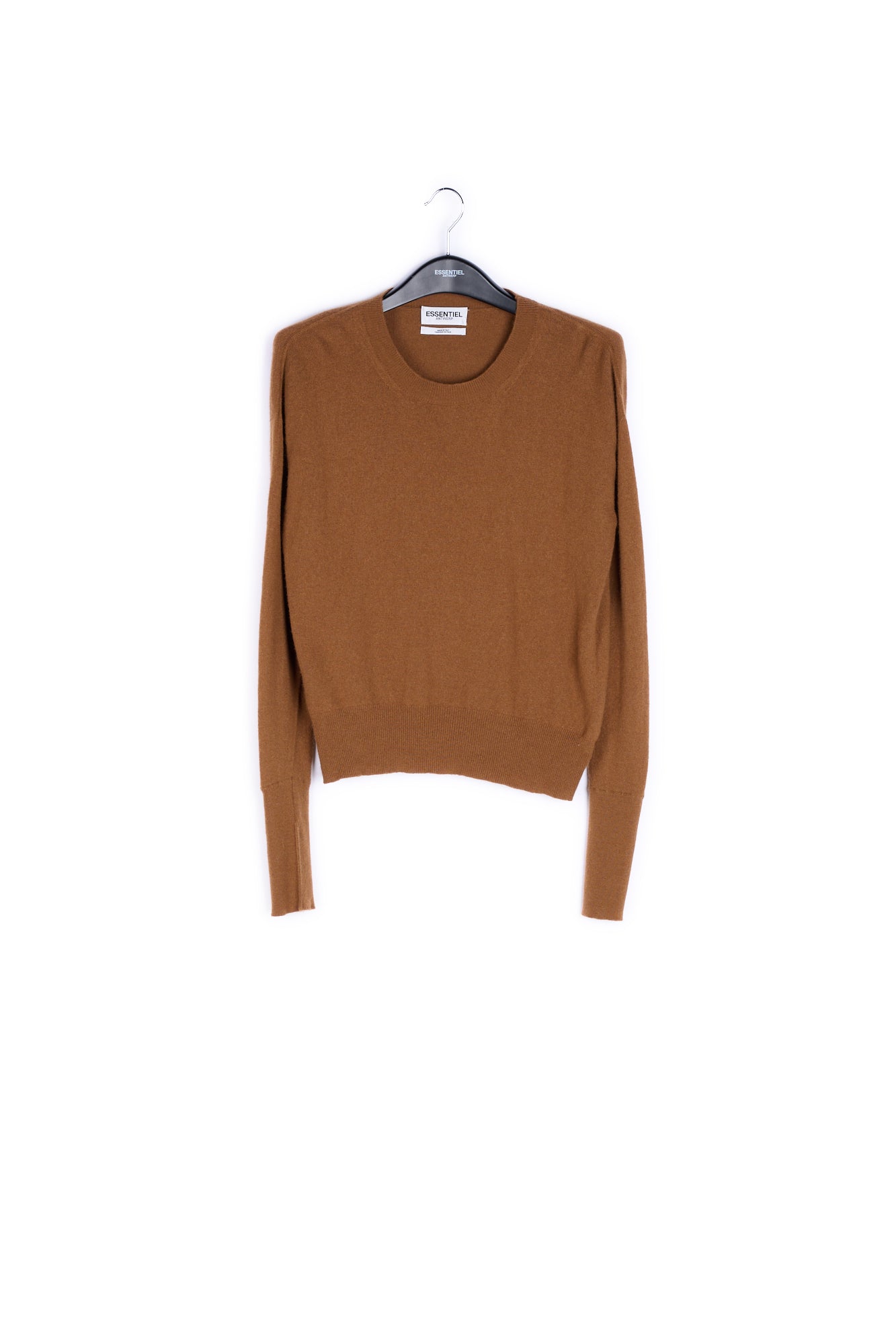 Camel merino wool blend sweater RE—SSENTIEL | Essentiel second hand