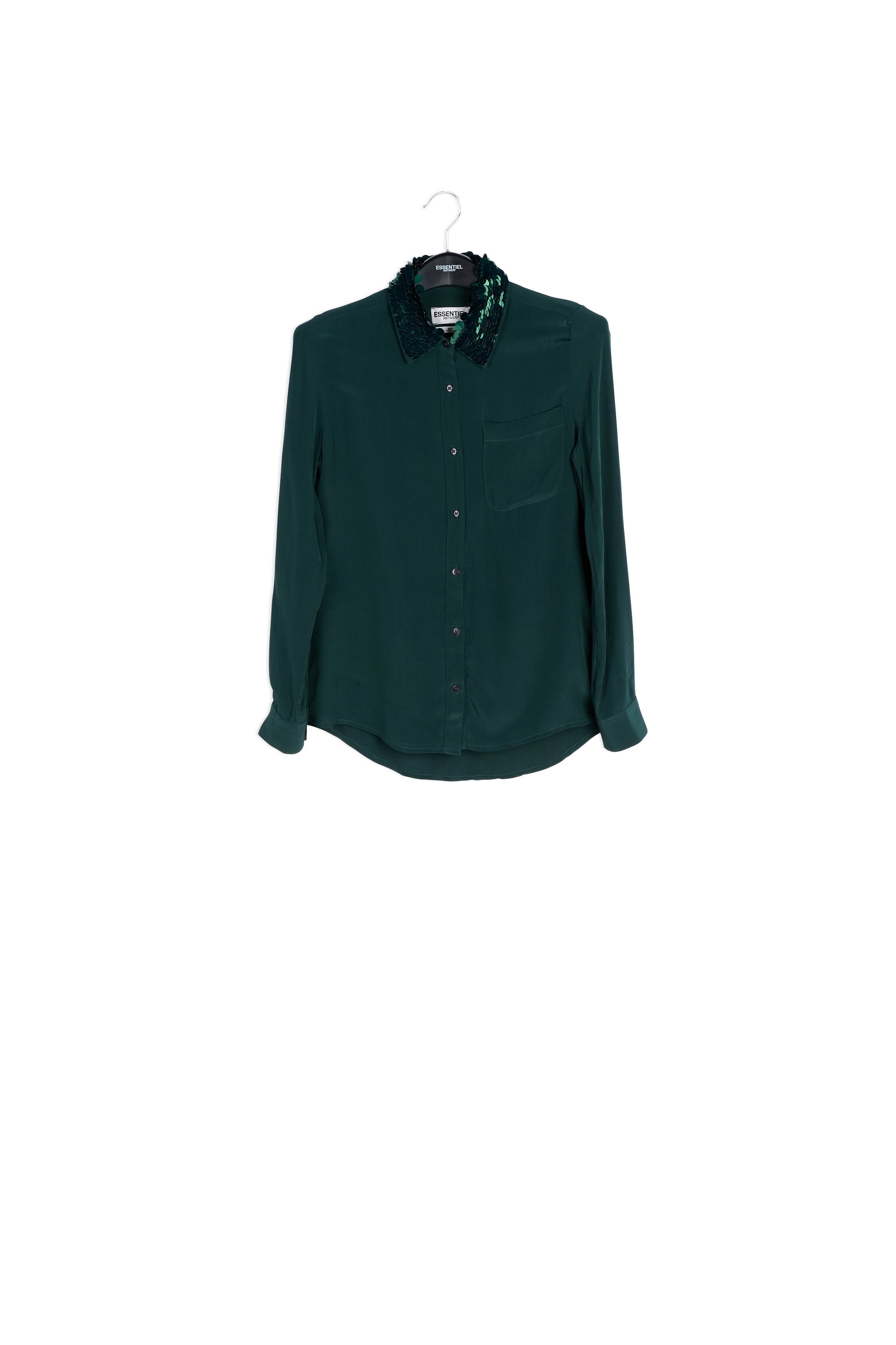 Sequined collar shirt RE—SSENTIEL | Essentiel second hand