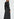 Black heart-print maxi dress with ruffle details Faume - seconde main
